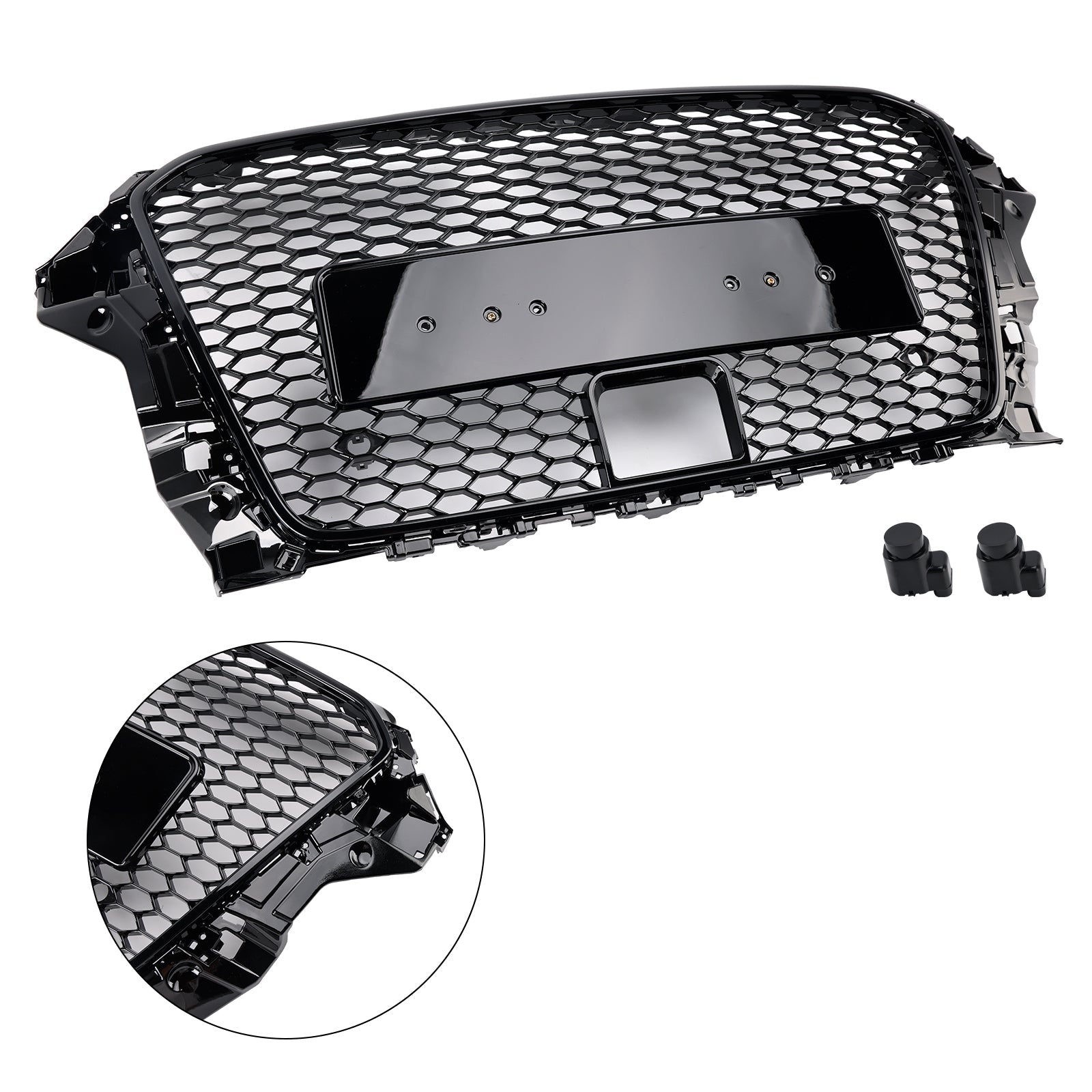 Griglia paraurti anteriore stile RS3 per Audi A3 8V1/Sline/S3 2013-2016 con ACC