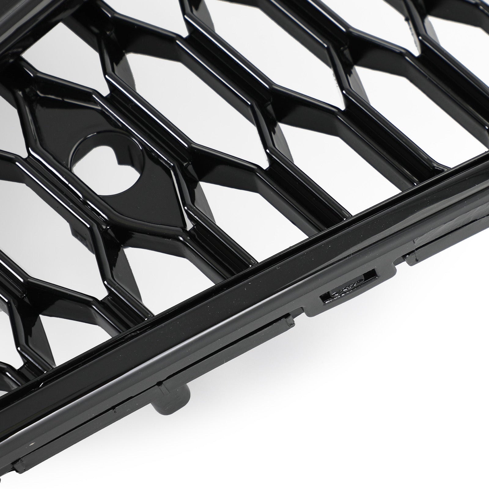 Rejilla hexagonal de malla deportiva estilo panal Audi A7/S7 RS7 2012-2015, color negro