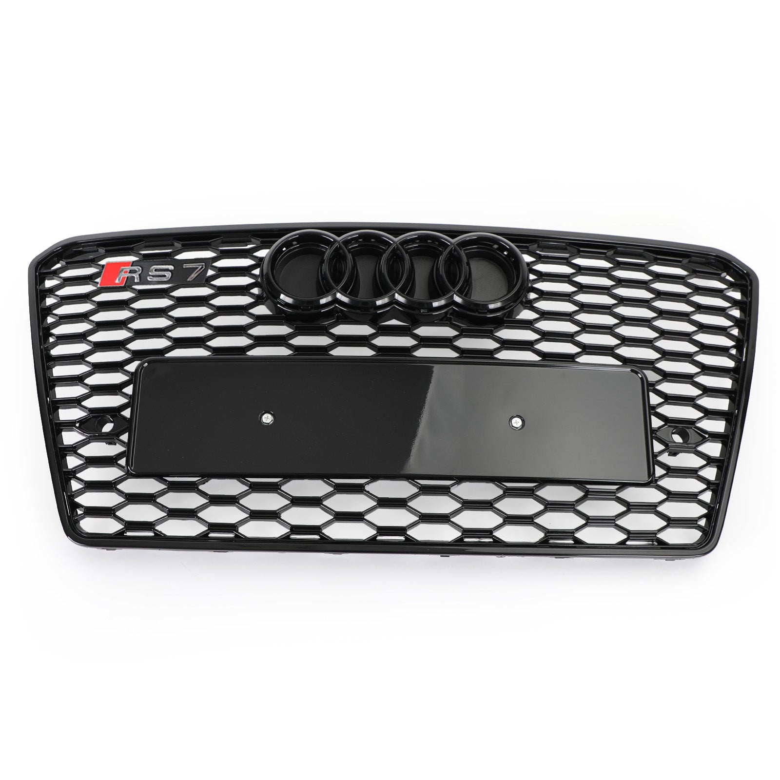 Rejilla hexagonal de malla deportiva estilo panal Audi A7/S7 RS7 2012-2015, color negro
