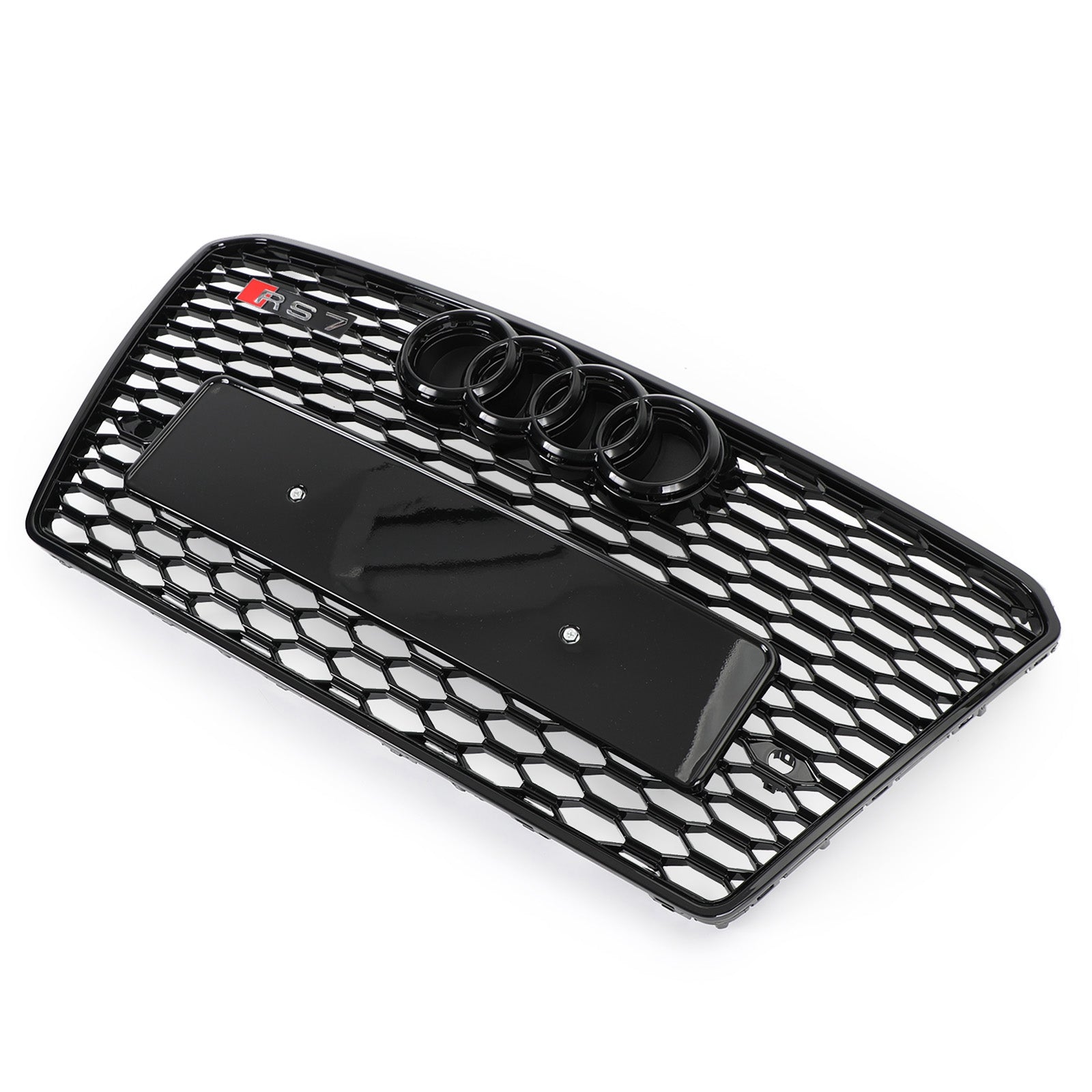 Rejilla hexagonal de malla deportiva estilo panal Audi A7/S7 RS7 2012-2015, color negro