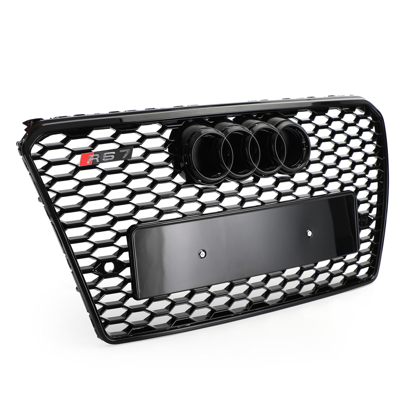 Rejilla hexagonal de malla deportiva estilo panal Audi A7/S7 RS7 2012-2015, color negro