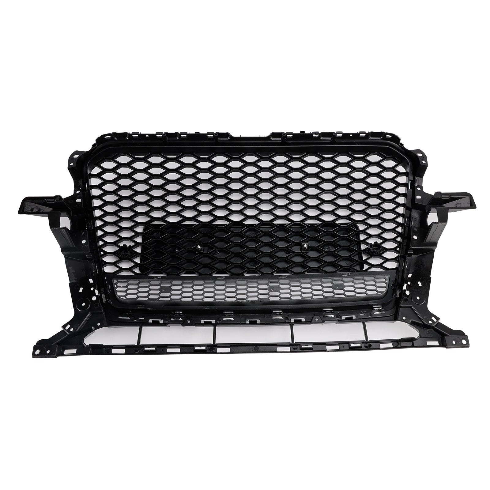 Grille de pare-chocs avant en nid d'abeille chromée/noire pour Audi Q5 2013-2017