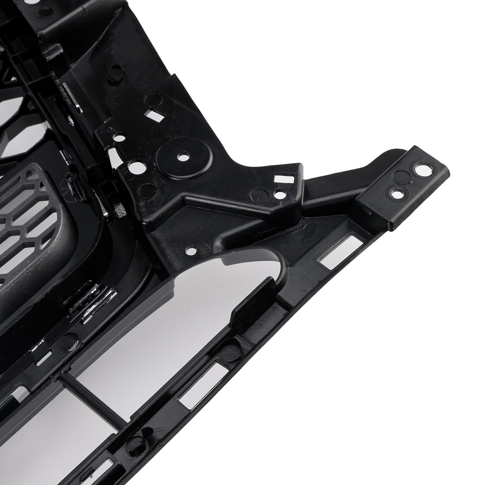 Grille de pare-chocs avant en nid d'abeille chromée/noire pour Audi Q5 2013-2017