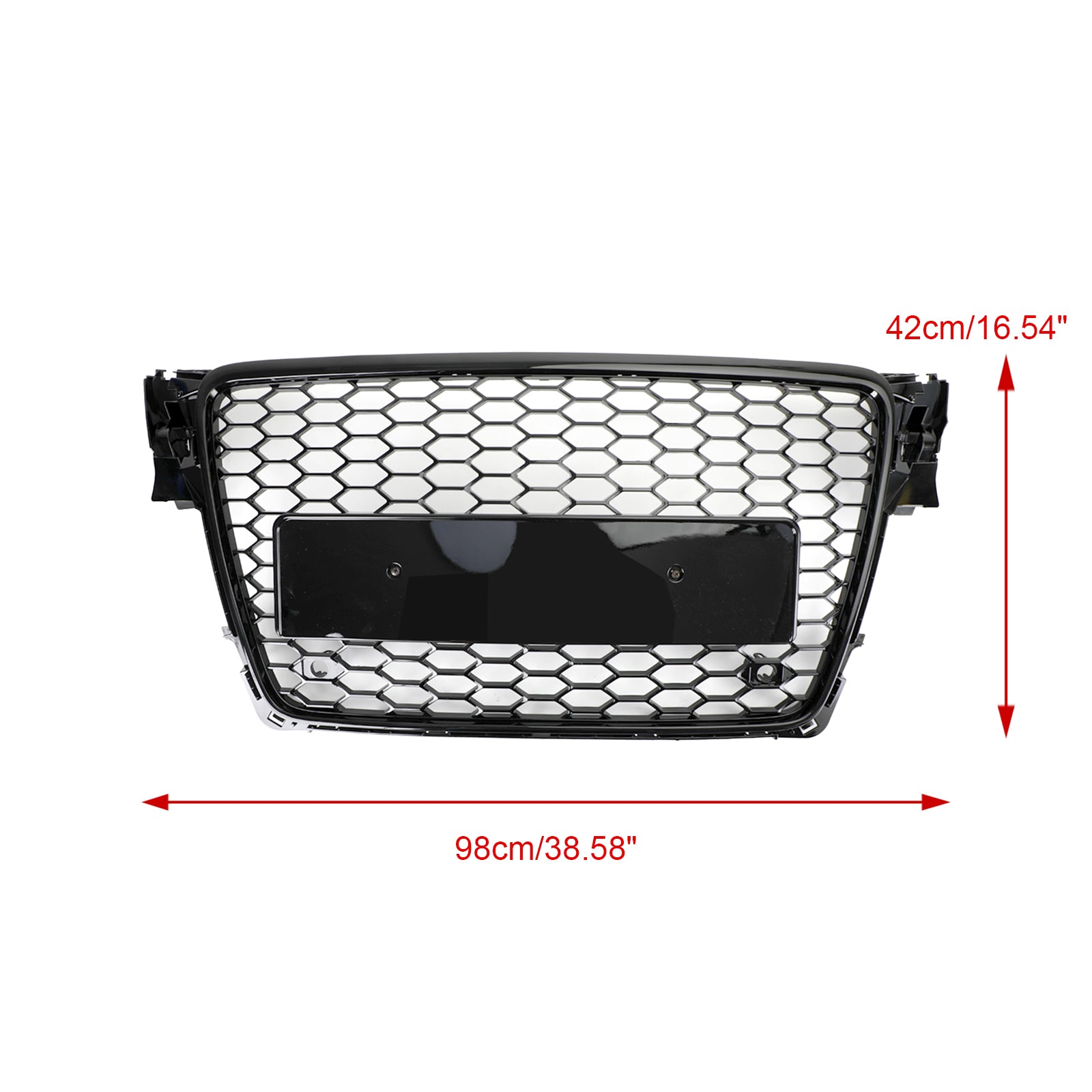 2009-2012 Audi A4/S4 B8 RS4 Style Grille hexagonale en maille sport en nid d'abeille