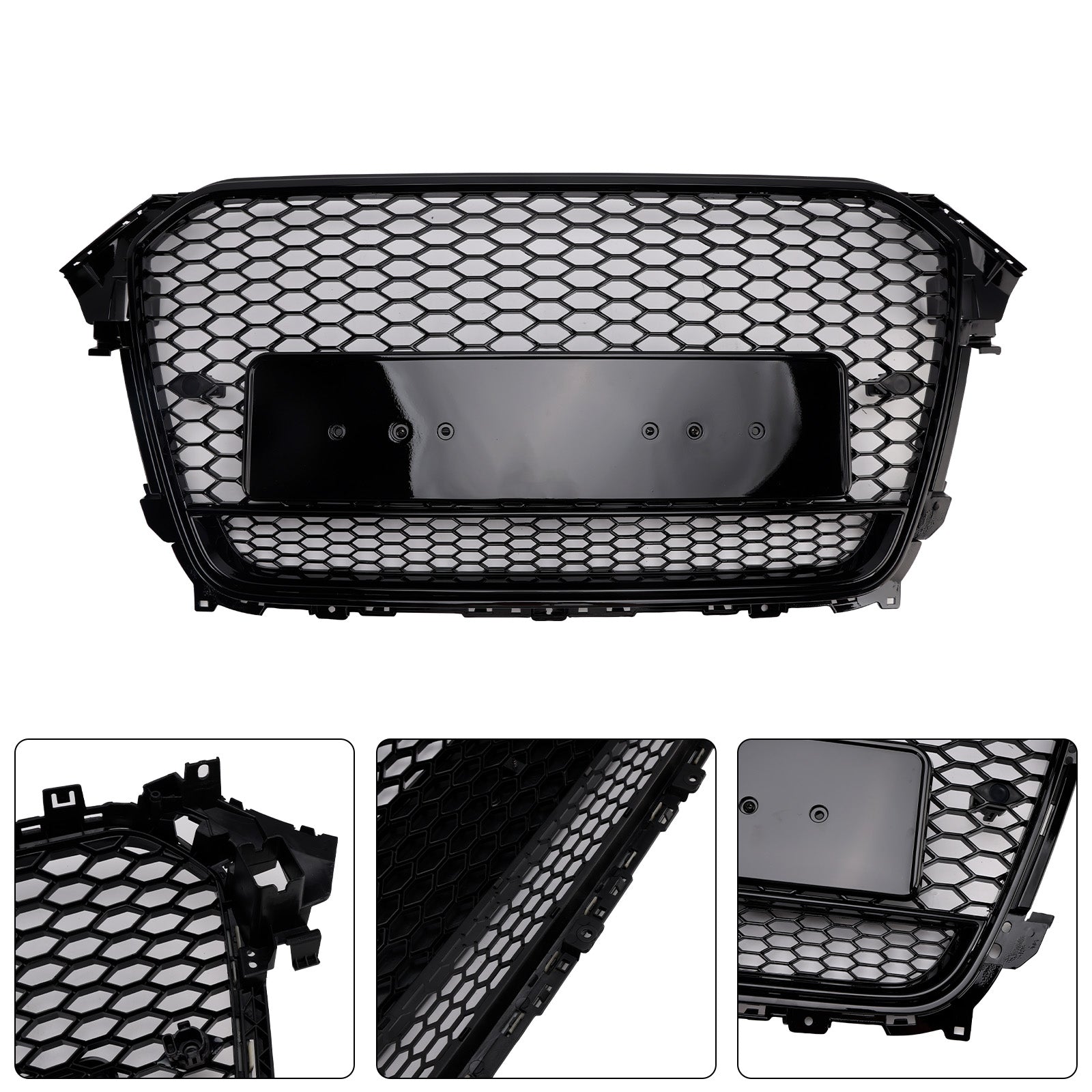 Grille de pare-chocs avant style Audi A4 S4 B8.5 2013-2016 avec Quattro RS4