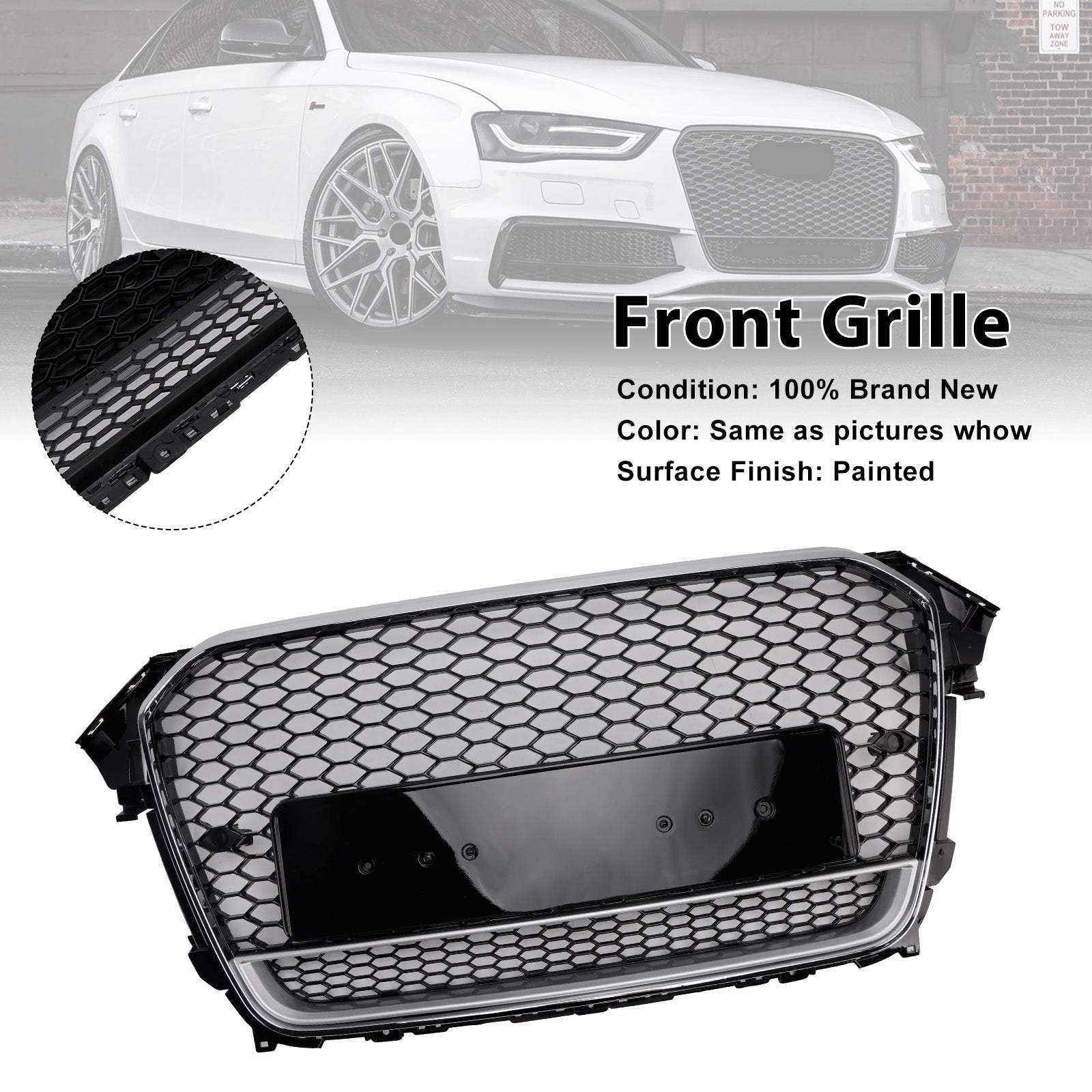 Audi A4 S4 B8.5 2013-2016 maska prednjega odbijača s Quattro RS4
