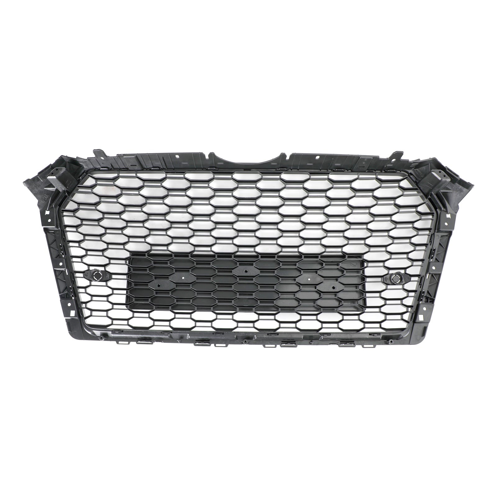 Griglia per auto in rete a nido d'ape esagonale stile RS4 nera per Audi B9 2017-2019