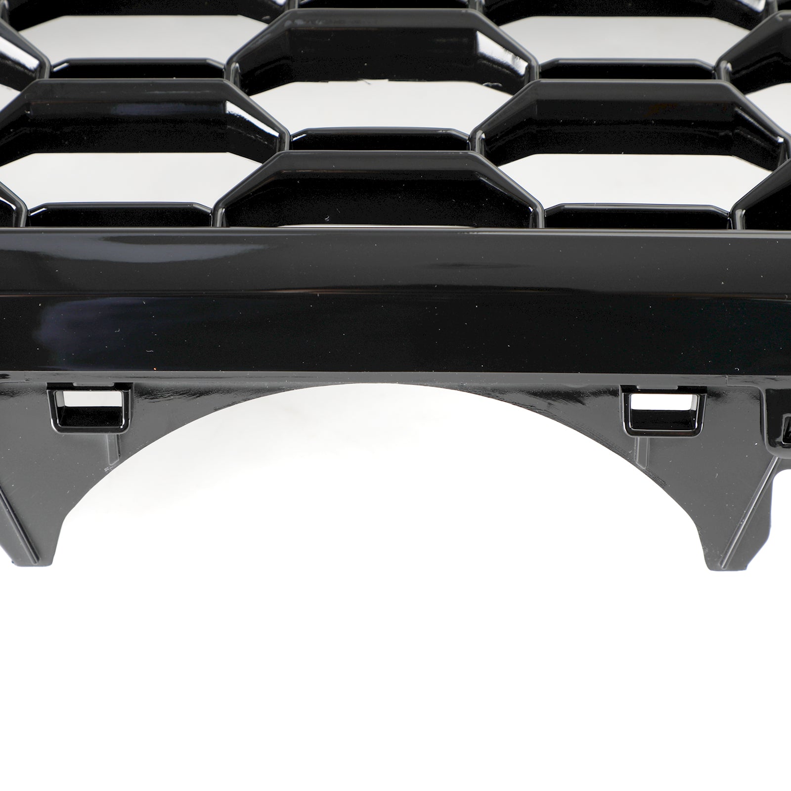 Parrilla hexagonal tipo panal para Audi A4/S4 B9 2018-2019, estilo RS4, color negro