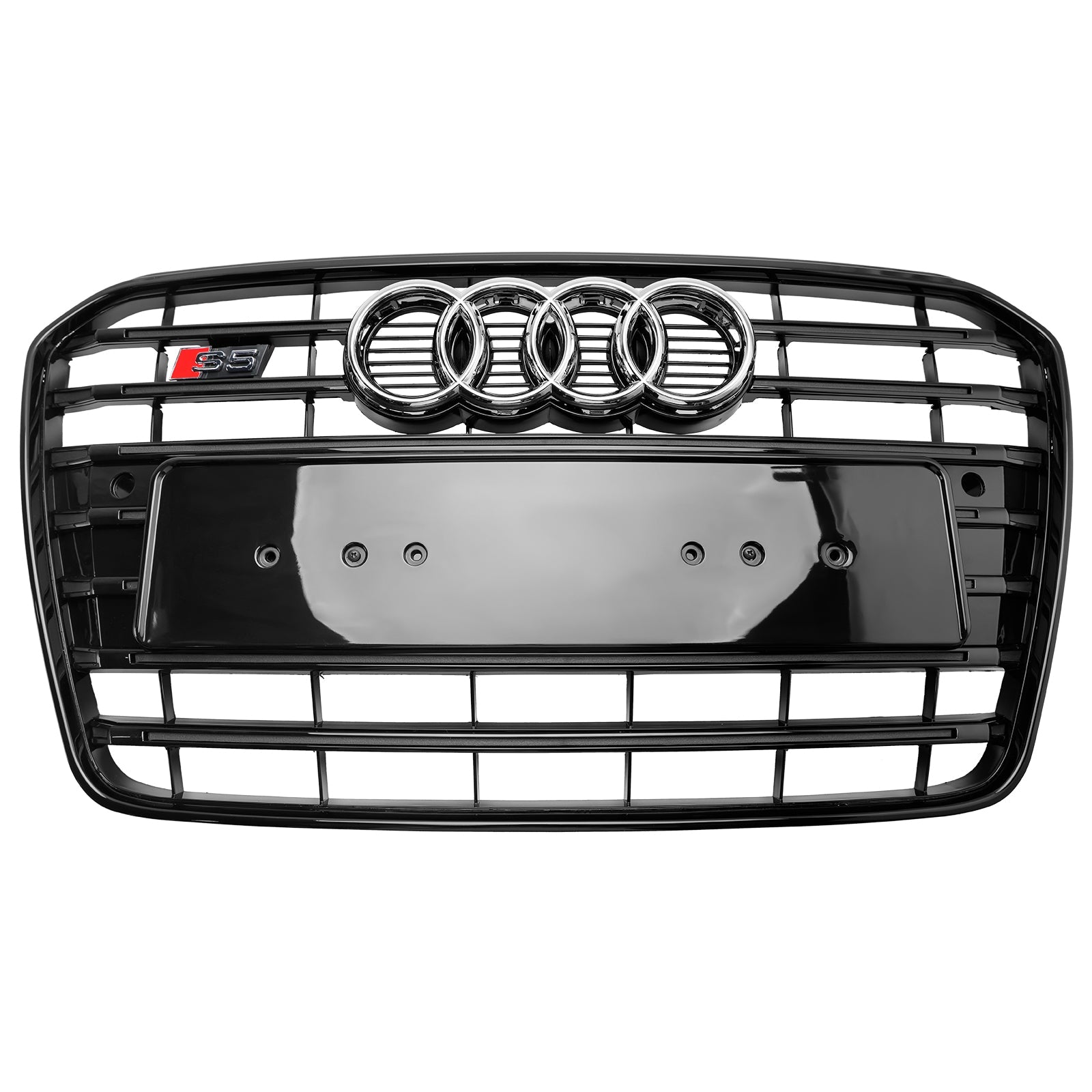 Grille de pare-chocs avant style Audi A5 S5 B8.5 S5 2013-2016 noire