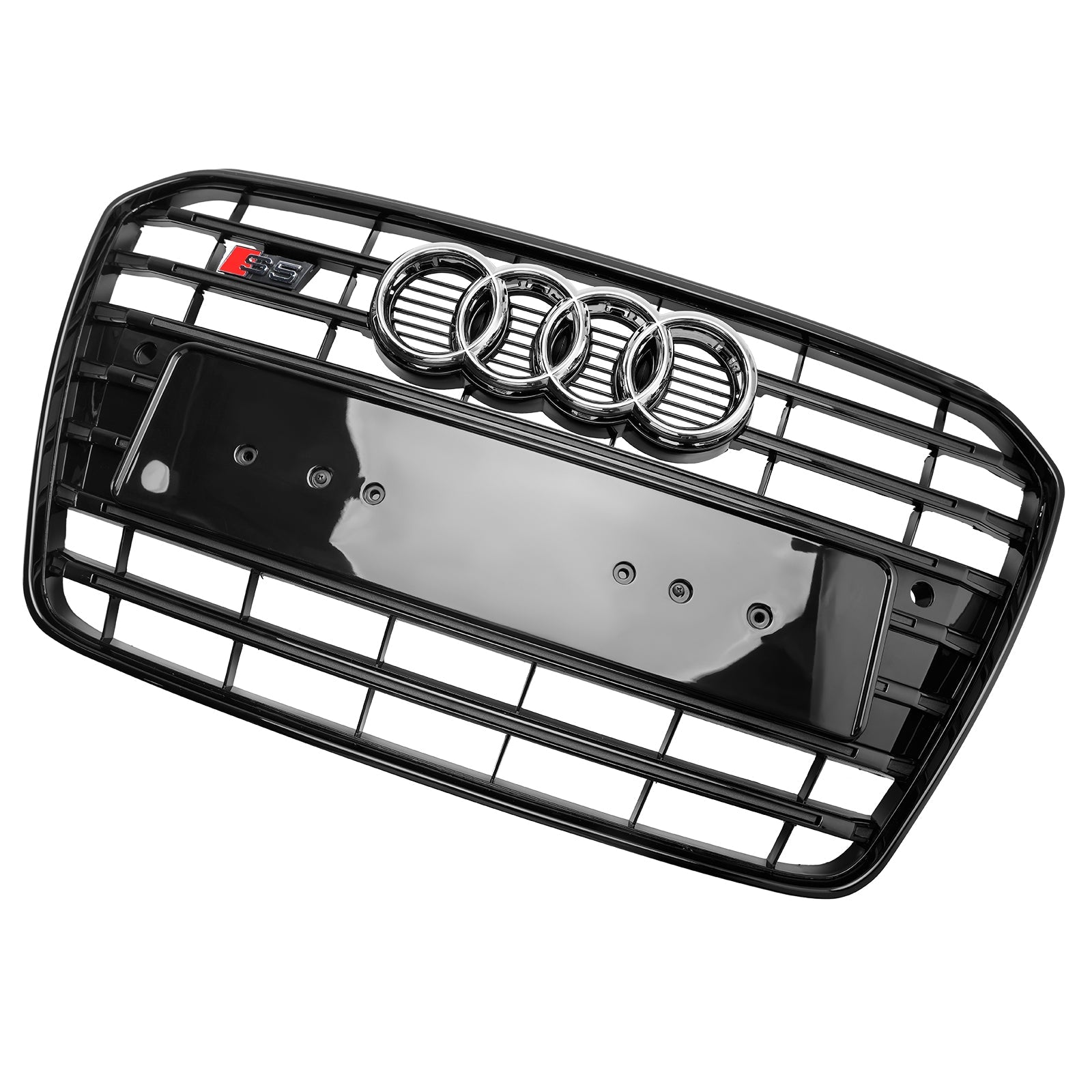 Grille de pare-chocs avant style Audi A5 S5 B8.5 S5 2013-2016 noire