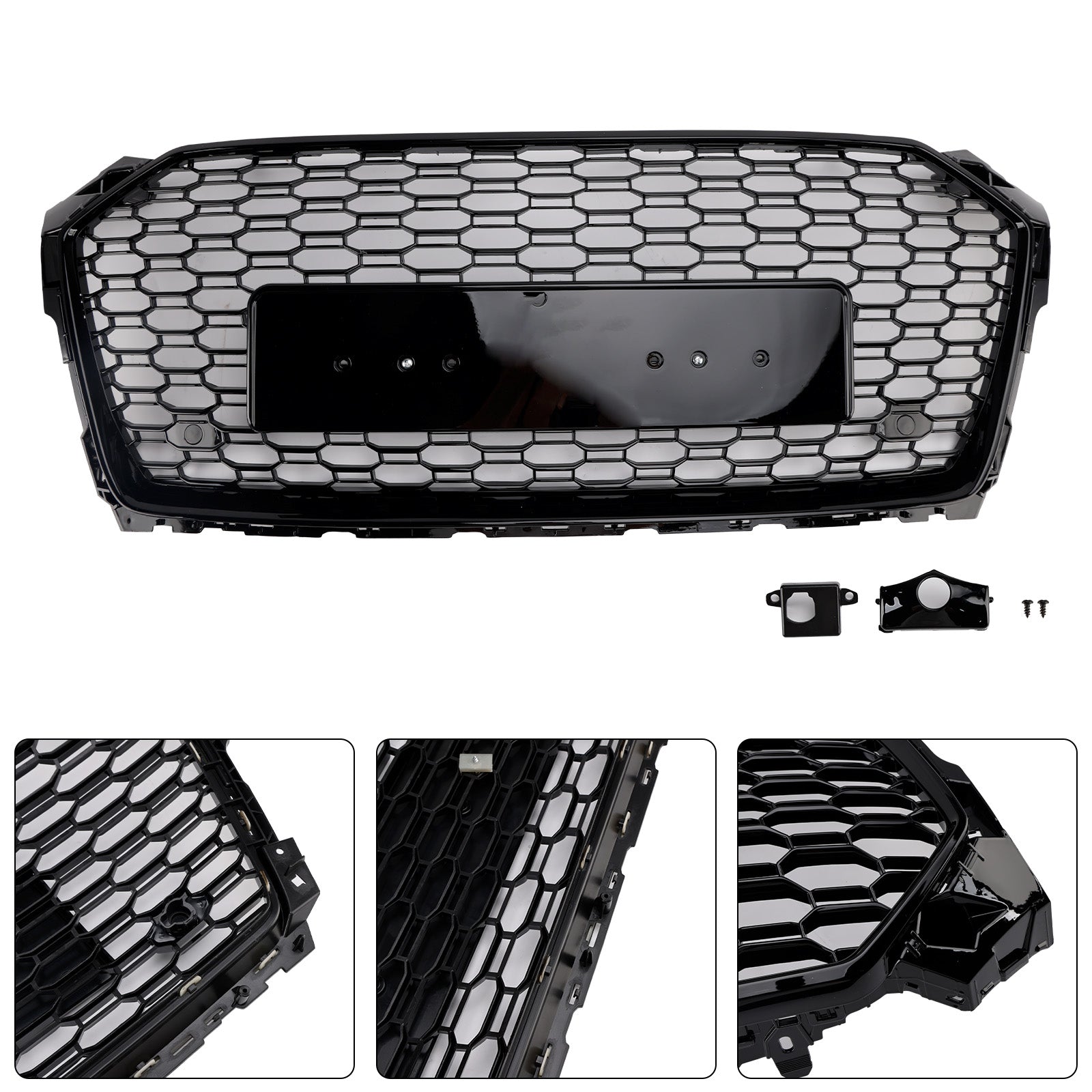 Calandre avant sport en nid d'abeille pour Audi A5 S5 B9 RS5 2017-2019 8W6853651ABFUQ