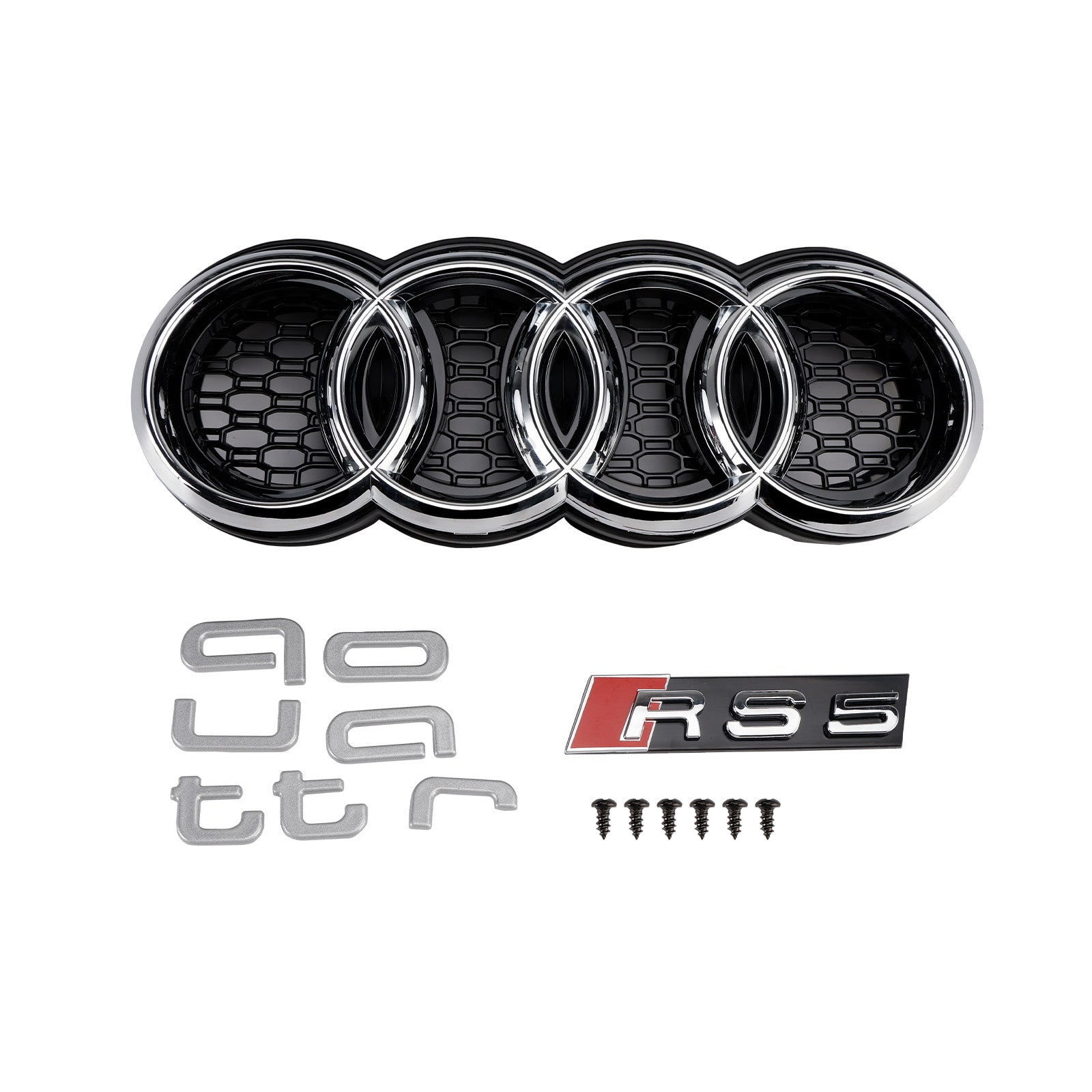 Grille de calandre avant en nid d'abeille style sport Audi A5 S5 B9 RS5 2017-2019