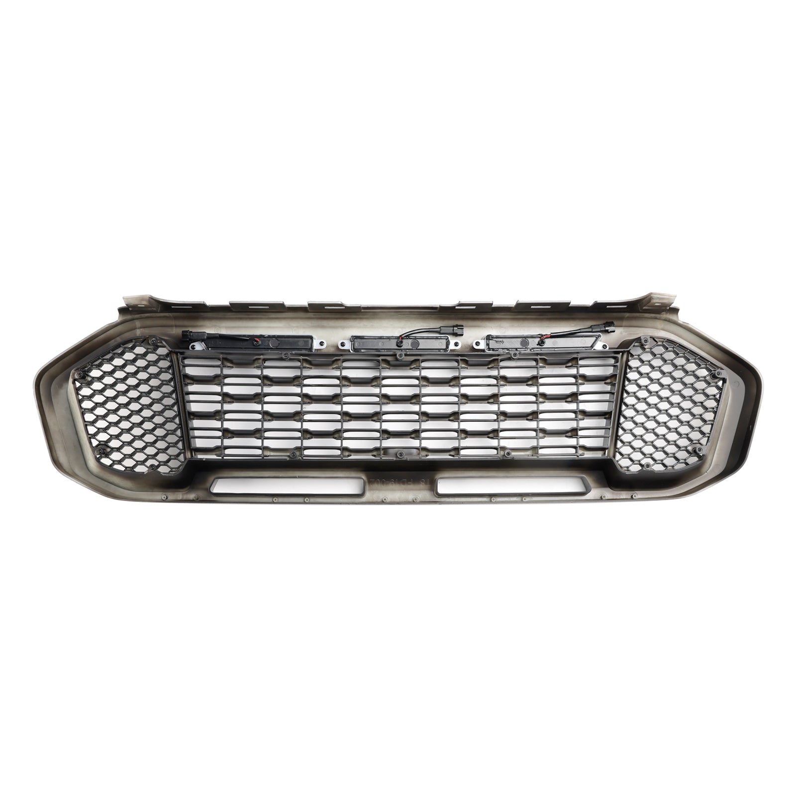 Grille de pare-chocs avant noire avec éclairage LED pour Ford Ranger T8 2019-2023