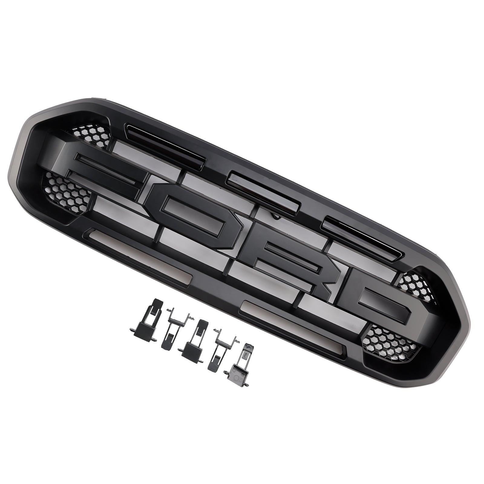 Grille de pare-chocs avant noire style Raptor pour Ford Ranger 2019-2023