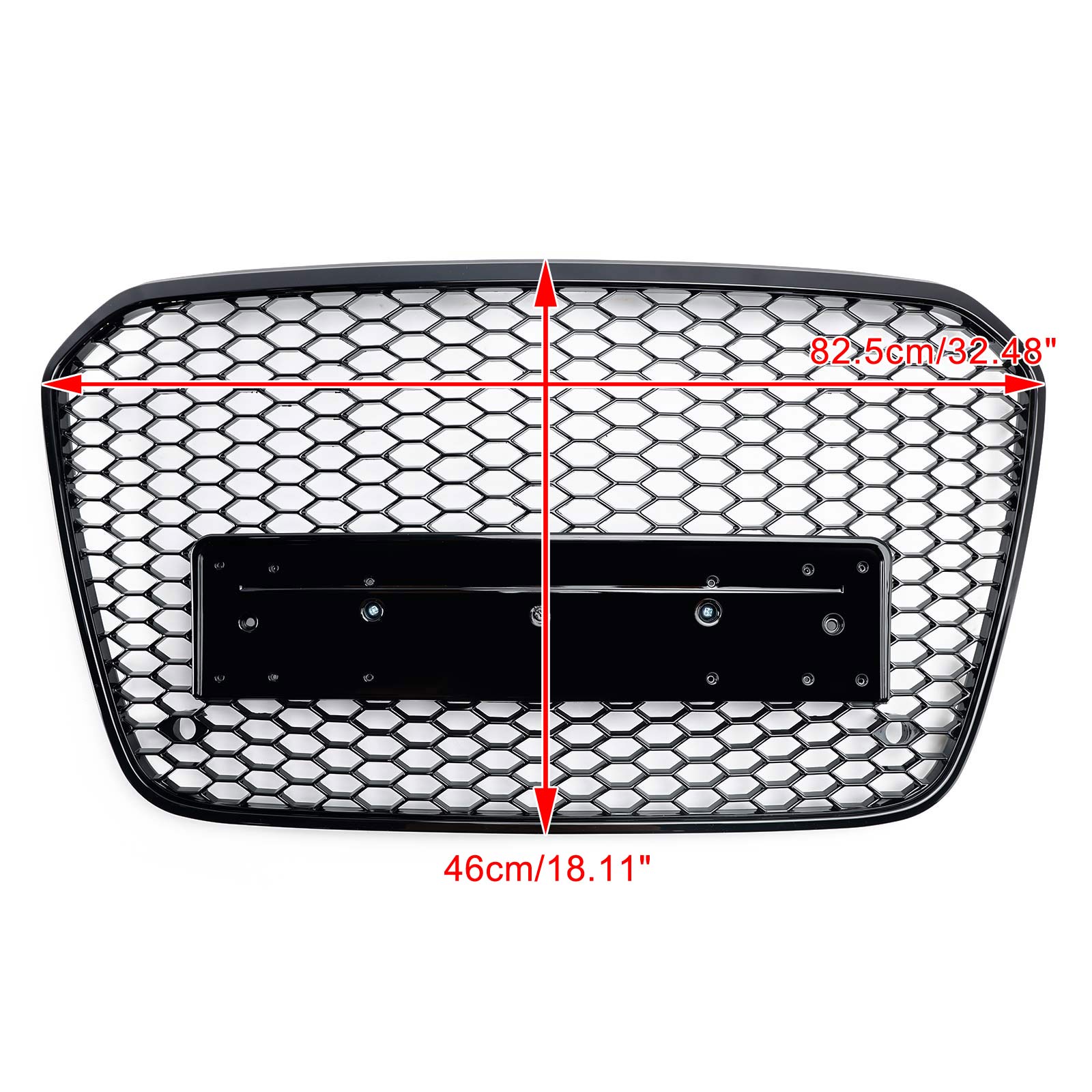 2012-2015 Audi A6 C7 S6 RS6 Rešetka sprednjega odbijača v stilu satja