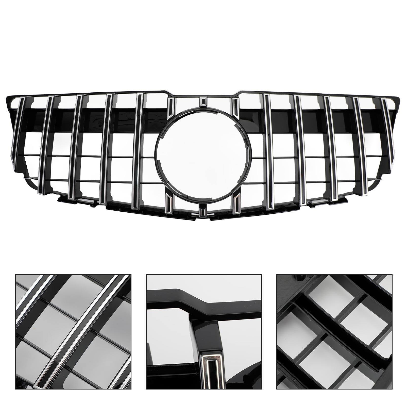 Grille Supérieure de Pare-Chocs Avant Style GT pour Mercedes-Benz GLK X204 2008-2012