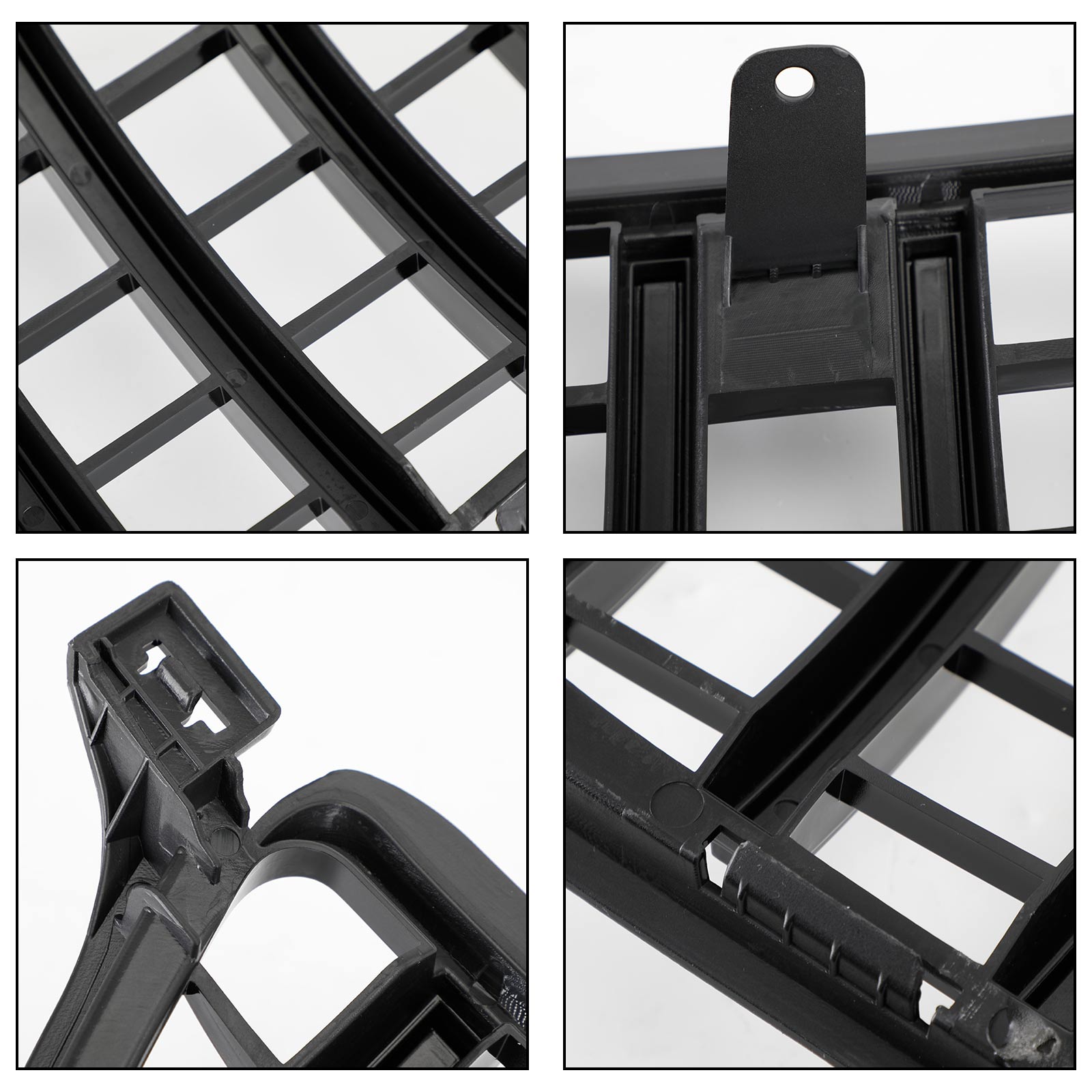 Calandre Avant Style AMG Chrome/Noir pour Mercedes Classe W166 ML (2012-2015) - ML300/320/350/400