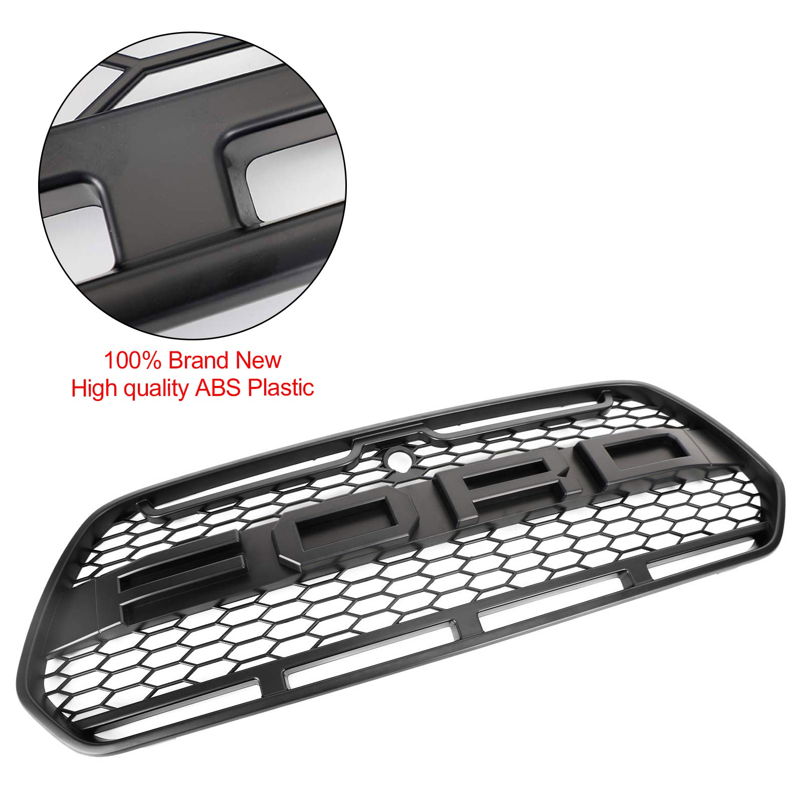2015-2018 Ford Transit Mk8 Raptor Aggressiivinen tyylinen Grille de Buer Bone Mat Mat