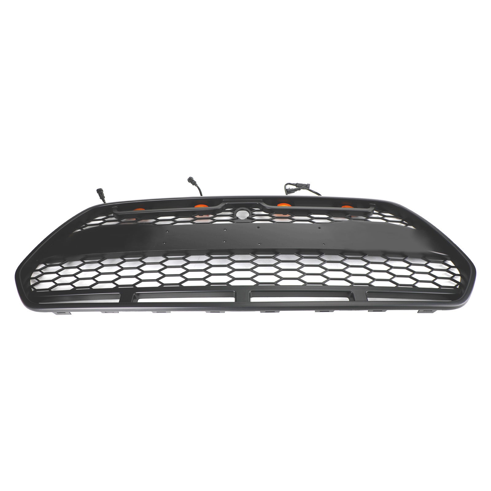 Matzwarte voorbumpergrille met LED voor Ford Transit MK8 2015-2018 Raptor