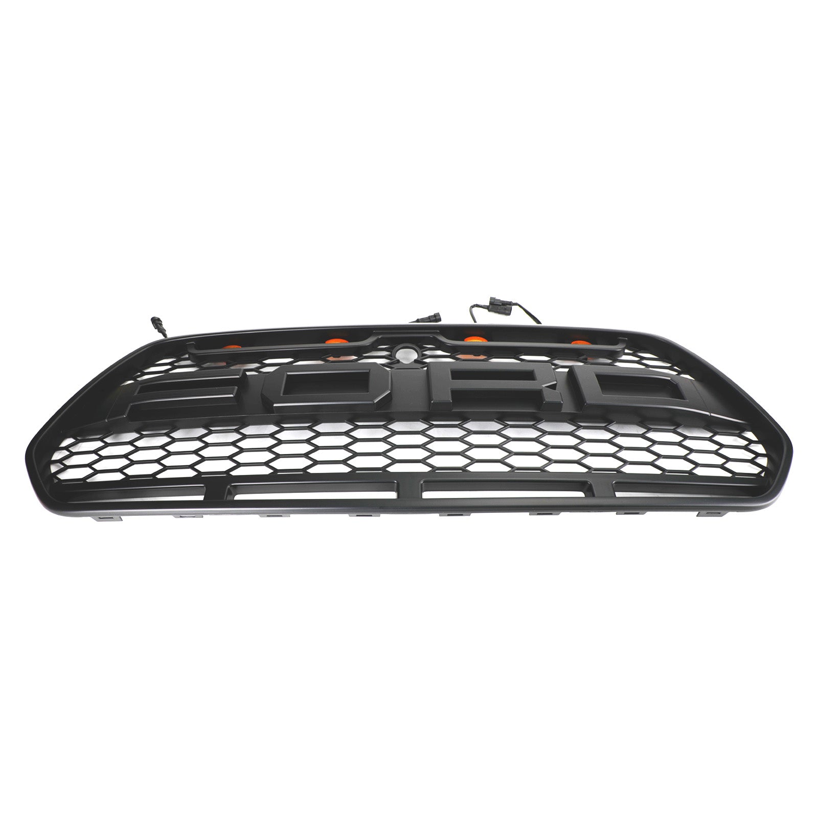 Grille de pare-chocs avant noire mate avec LED pour Ford Transit MK8 2015-2018 Raptor