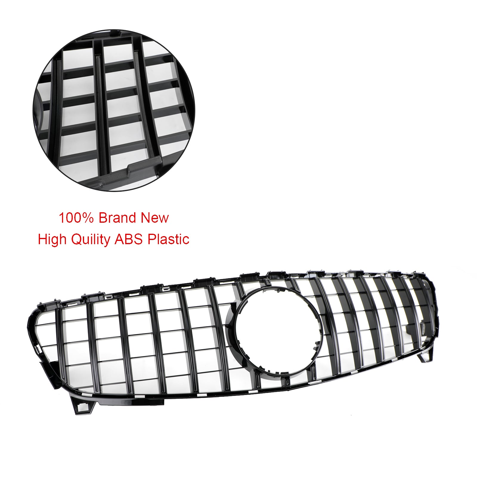 2016-2018 A-luokka W176 Mercedes-Benz GTR -tyylinen etupuskurin säleikkö