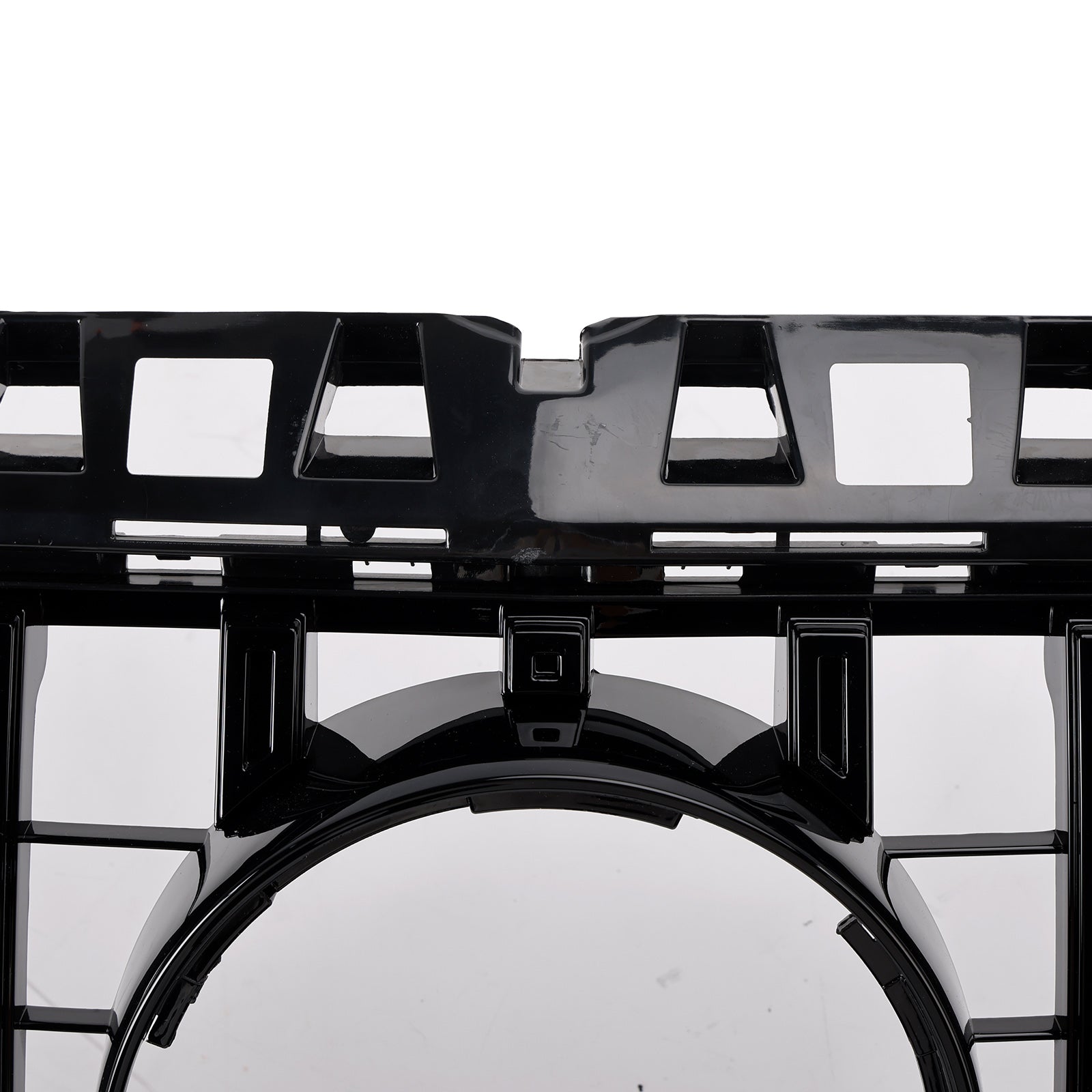 Glanzend zwarte grille voor de voorbumper van de Mercedes-Benz A-klasse. W176 2013-2015