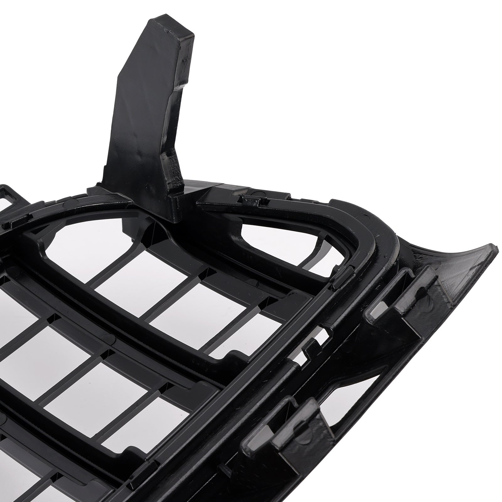 Glanzend zwarte grille voor de voorbumper van de Mercedes-Benz A-klasse. W176 2013-2015