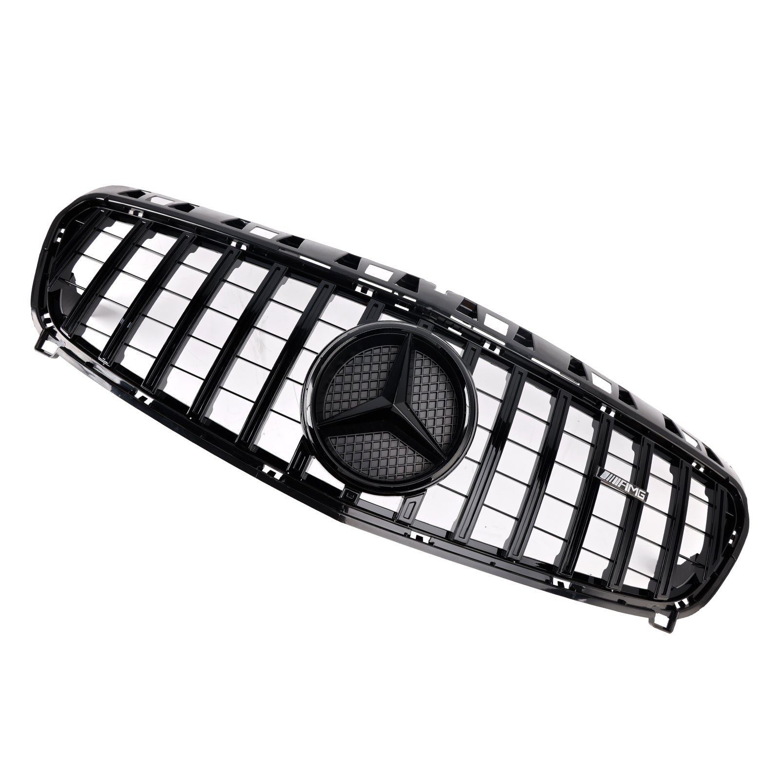 Błyszcząca czarna osłona przedniego zderzaka do Mercedesa Klasy A W176 2013-2015