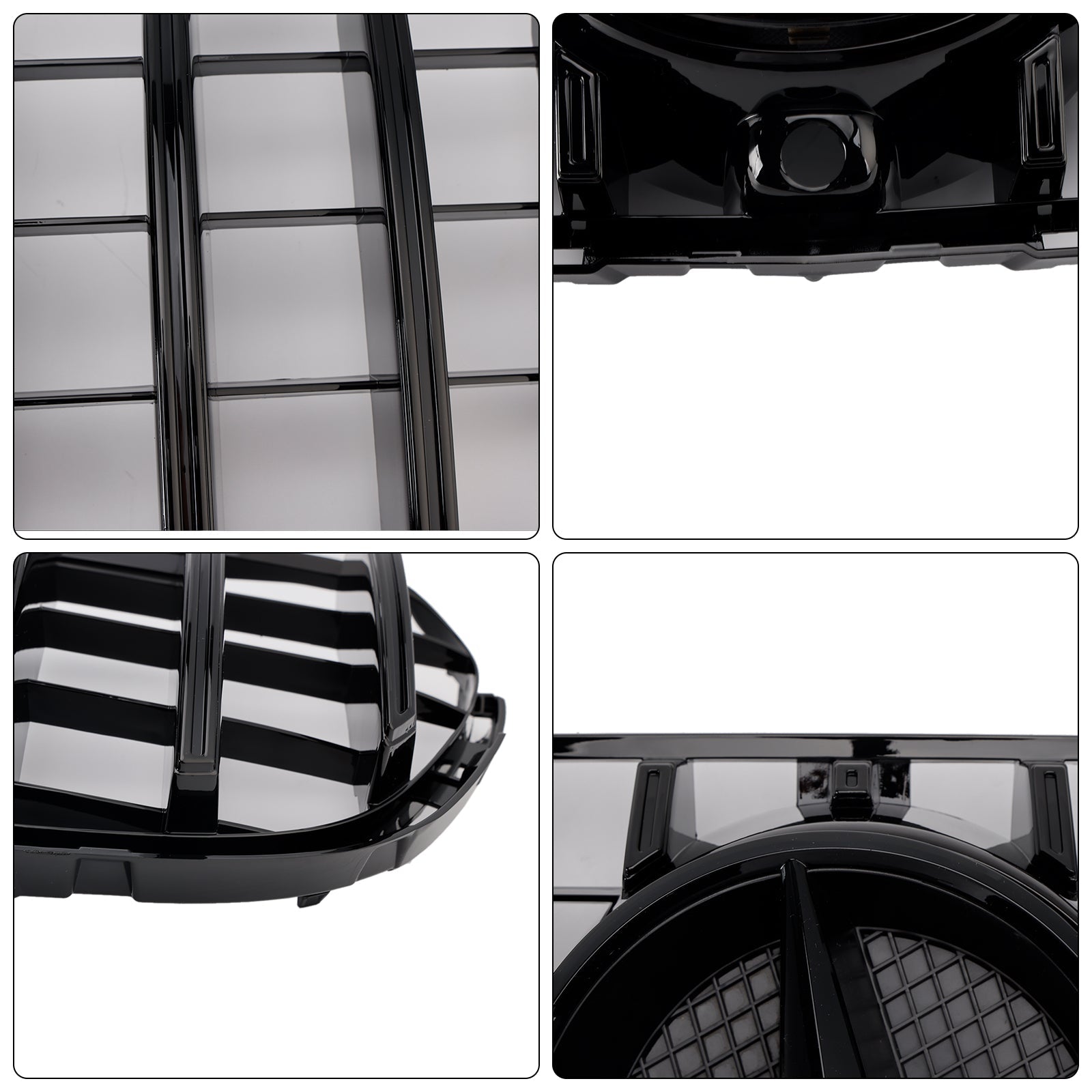 Grille de pare-chocs avant noire brillante pour Mercedes Benz GLC X253 C253 2015-2019