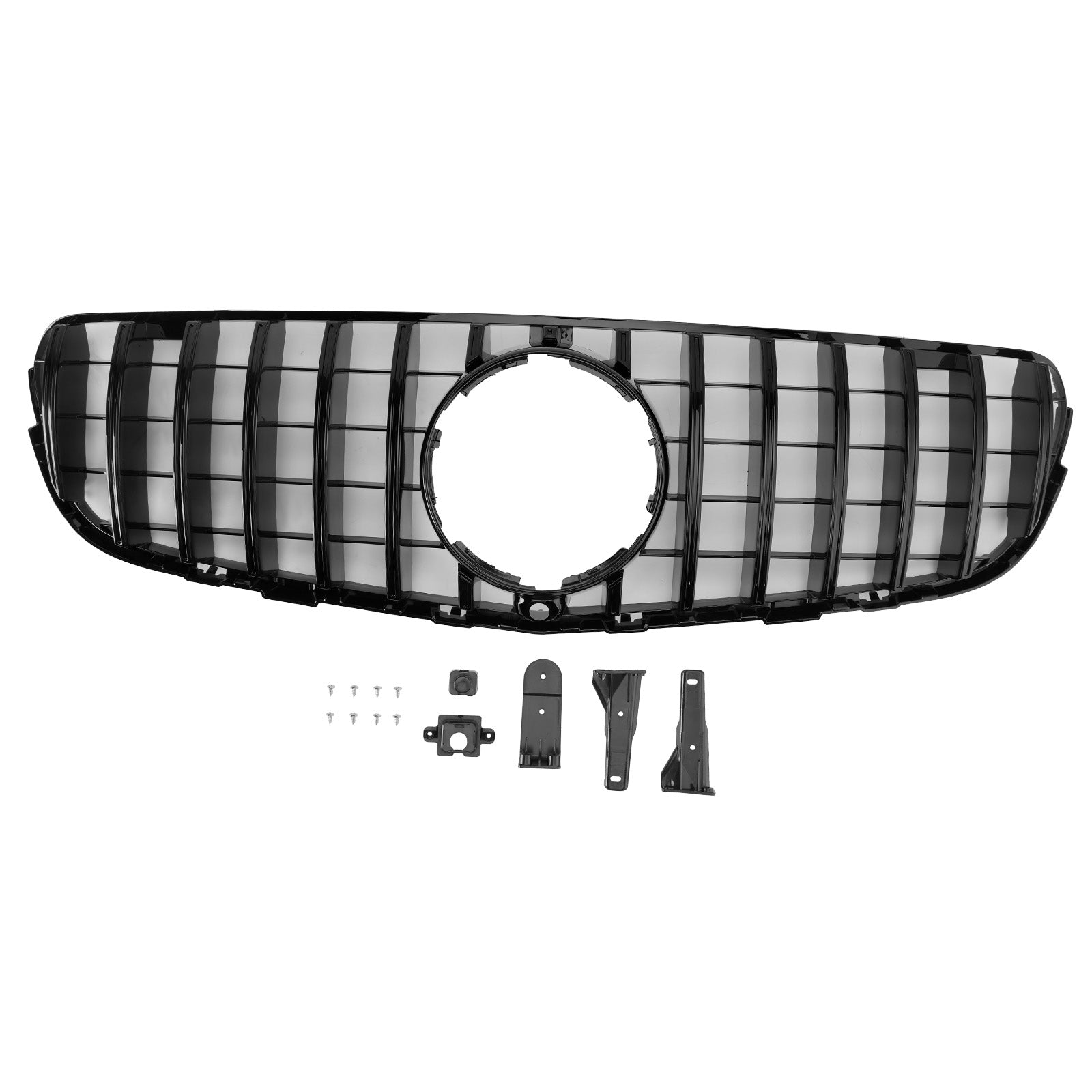 Grille de pare-chocs avant noire brillante pour Mercedes Benz GLC X253 C253 2015-2019