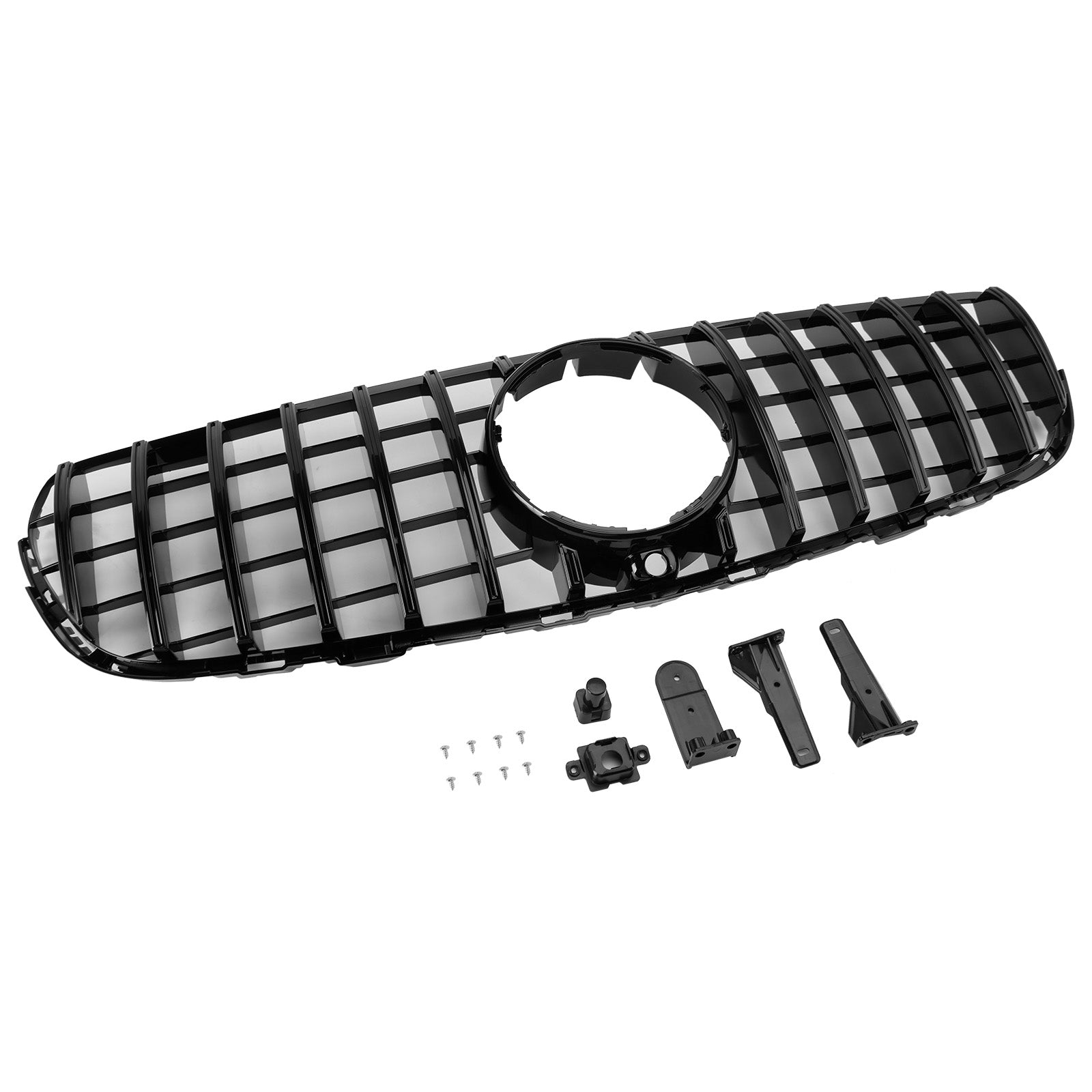 Grille de pare-chocs avant noire brillante pour Mercedes Benz GLC X253 C253 2015-2019