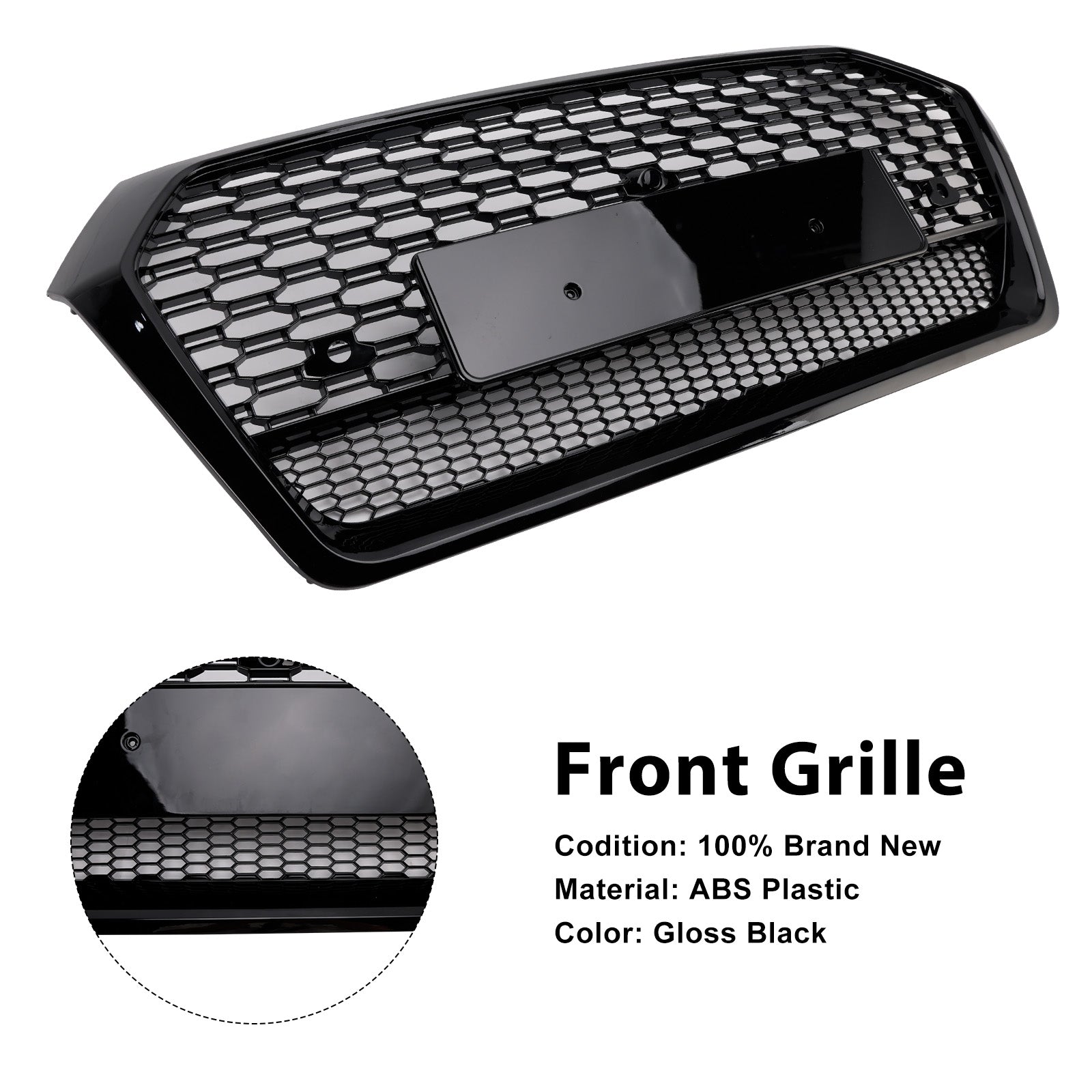 Calandre avant en nid d'abeille style Audi Q5 SQ5 RSQ5 2018-2020