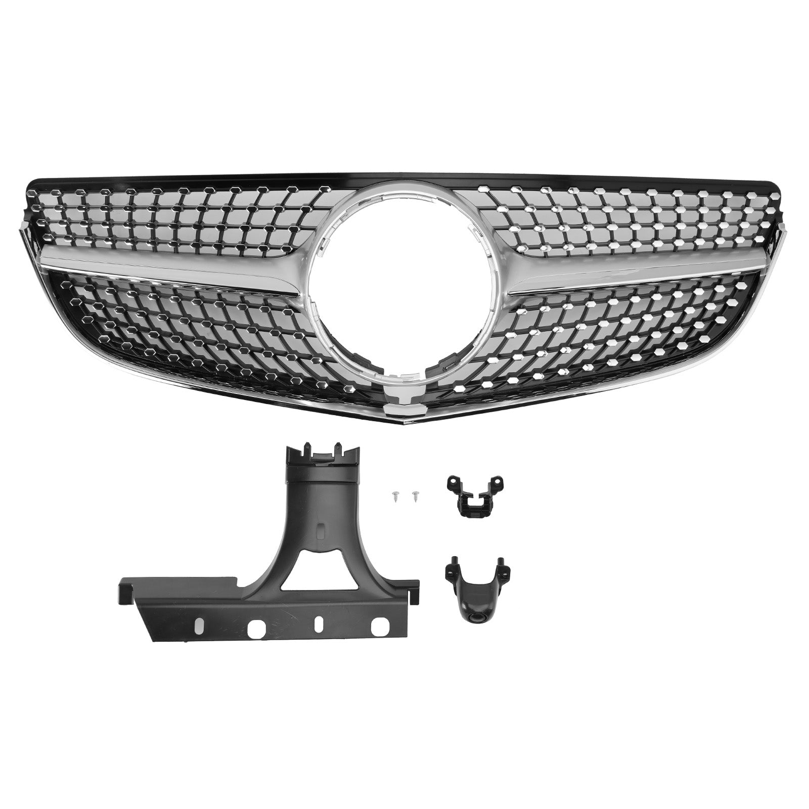 Parrilla delantera con corte de diamante para Mercedes Clase E W207 Coupé 2014-2017