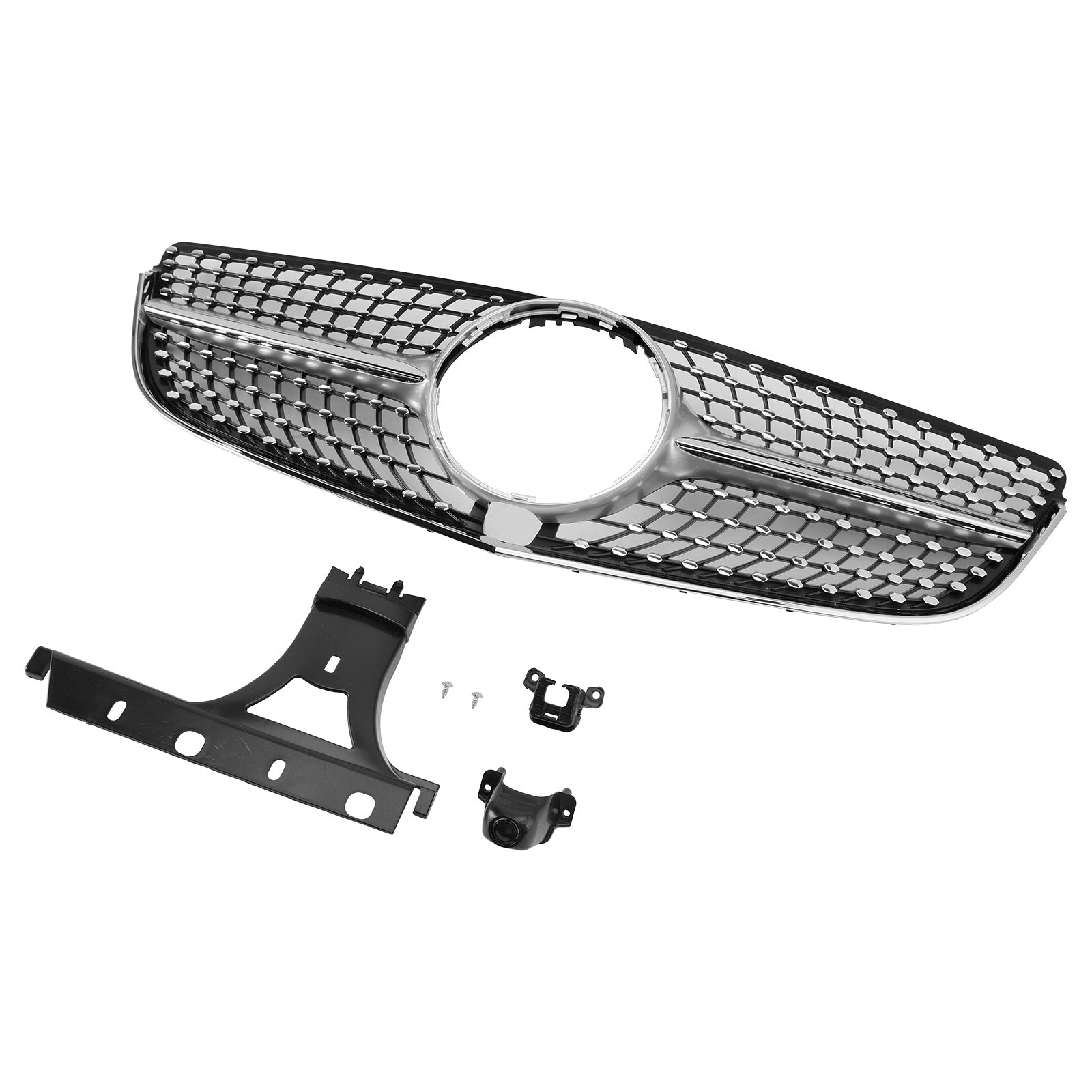 Parrilla delantera con corte de diamante para Mercedes Clase E W207 Coupé 2014-2017