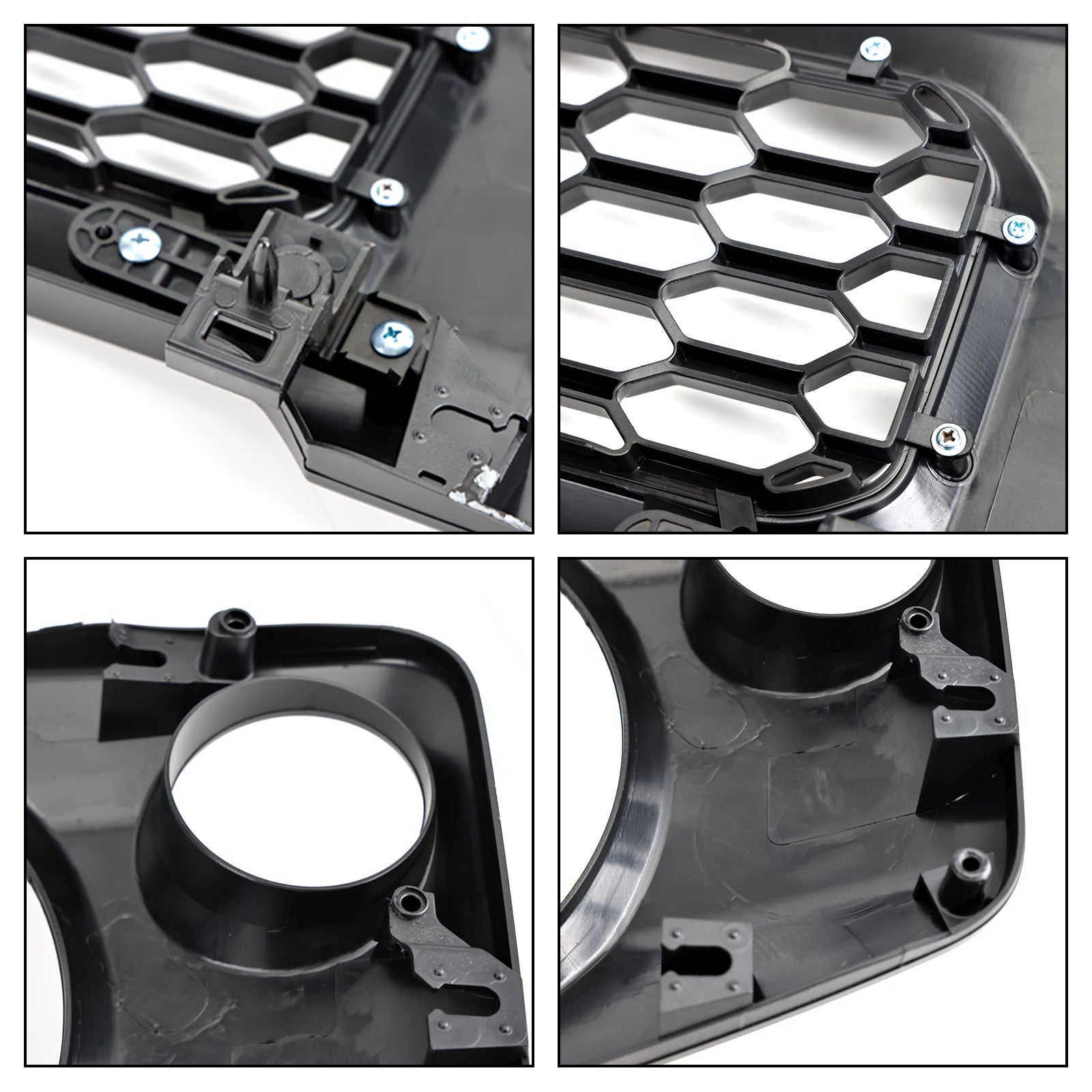 Griglia per paraurti anteriore a nido d'ape per Suzuki Jimny JB74 2019-2023 Nera