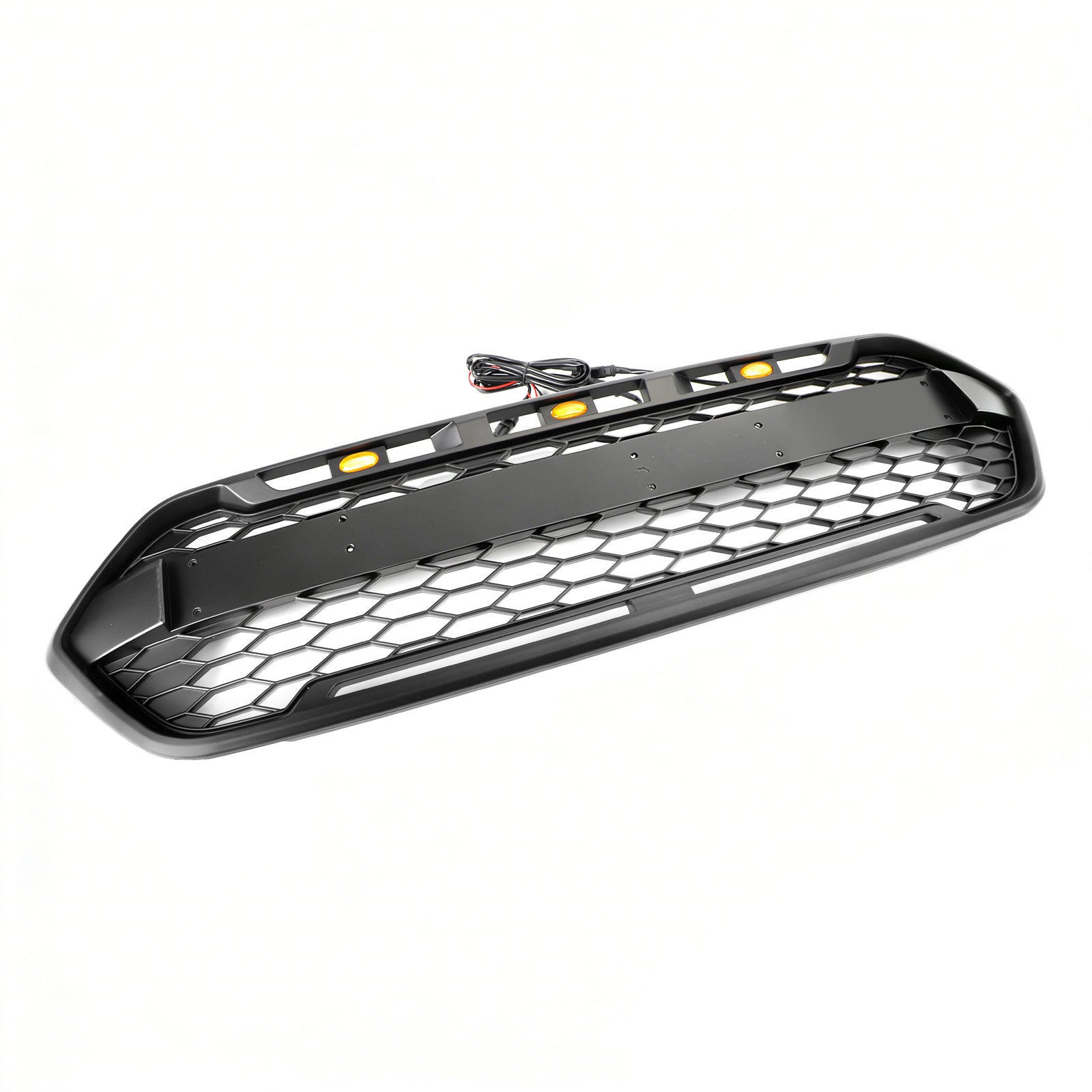 2018-2023 Ford Transit Custom Trail avec 3LED noir mat calandre de pare-chocs avant style Raptor