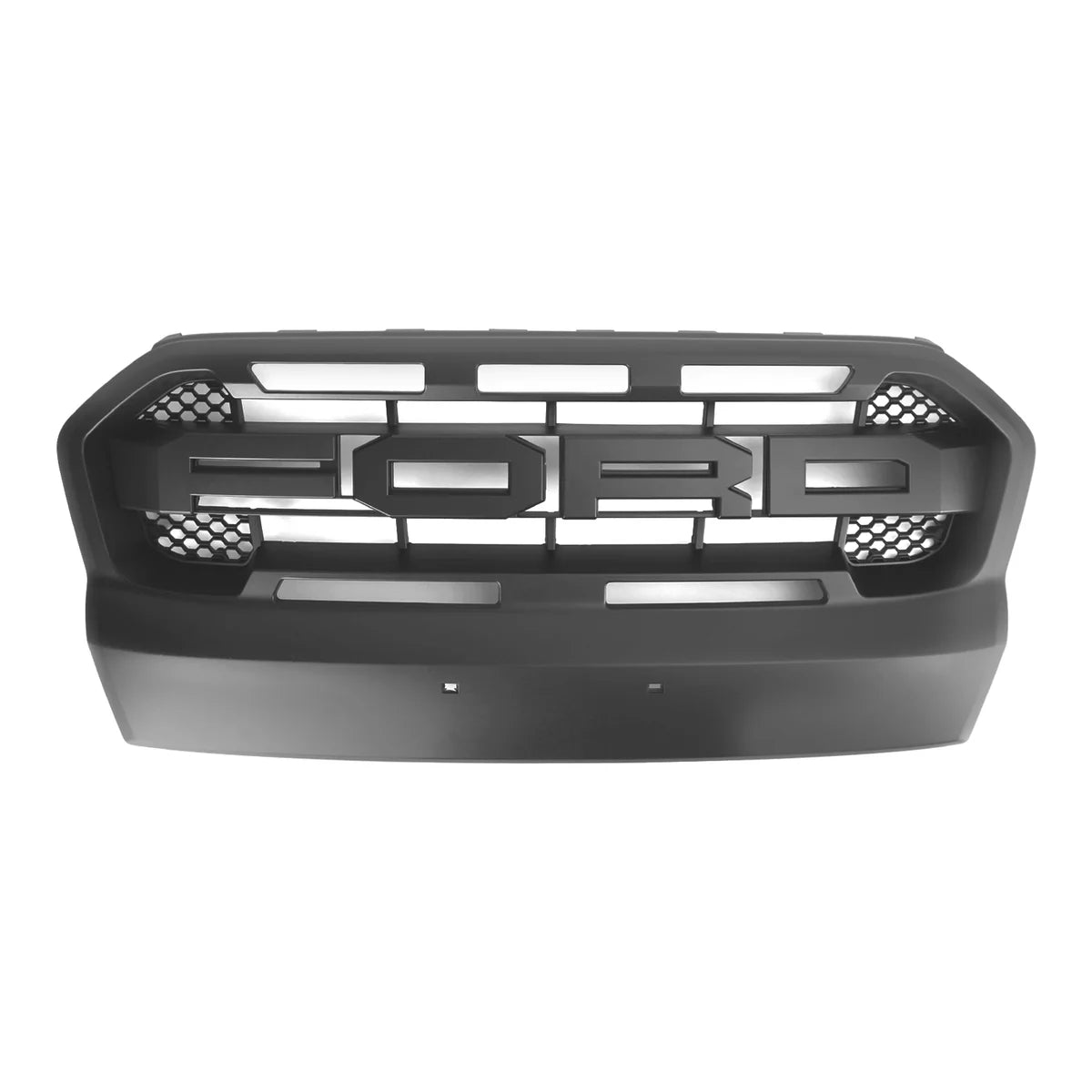 Matt Black Ranger Raptor Front Bumper Grill Style per Ford Ranger 2015-2019 T7