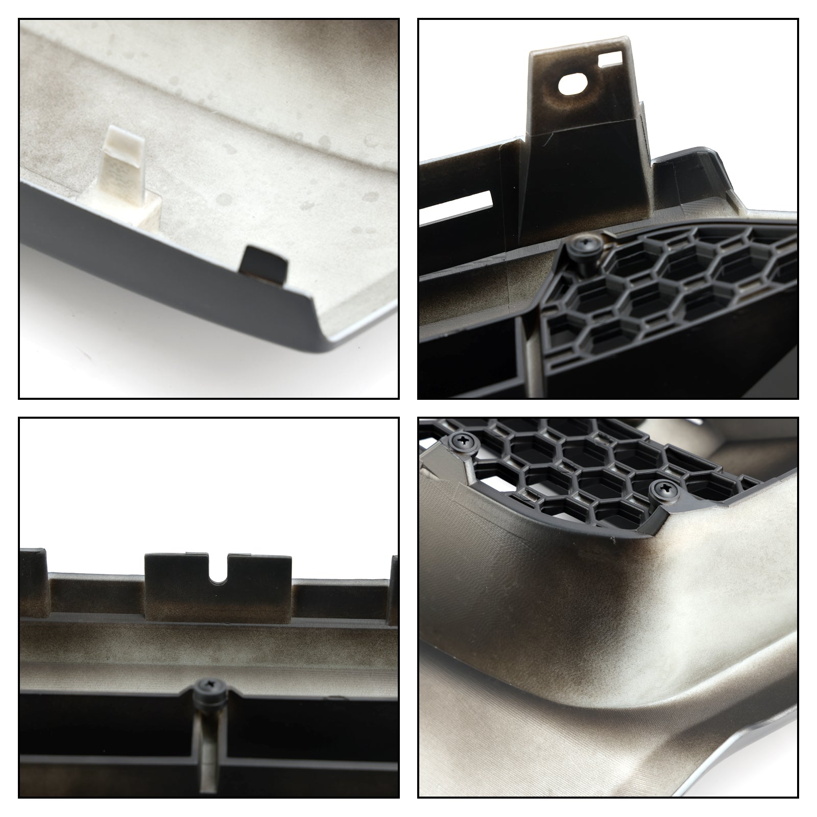 Sostituzione della griglia anteriore per Ford Ranger T7 Wildtrak 2015-2019 in stile Raptor, Matt Black Grid