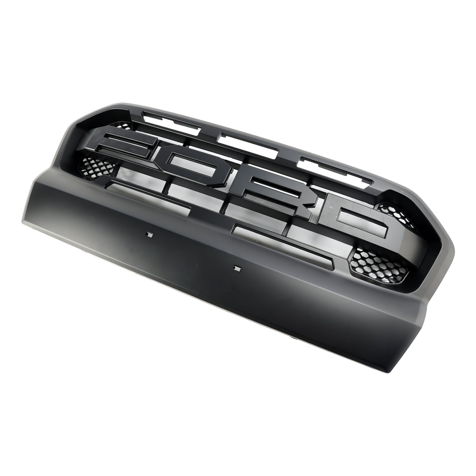 Sostituzione della griglia anteriore per Ford Ranger T7 Wildtrak 2015-2019 in stile Raptor, Matt Black Grid