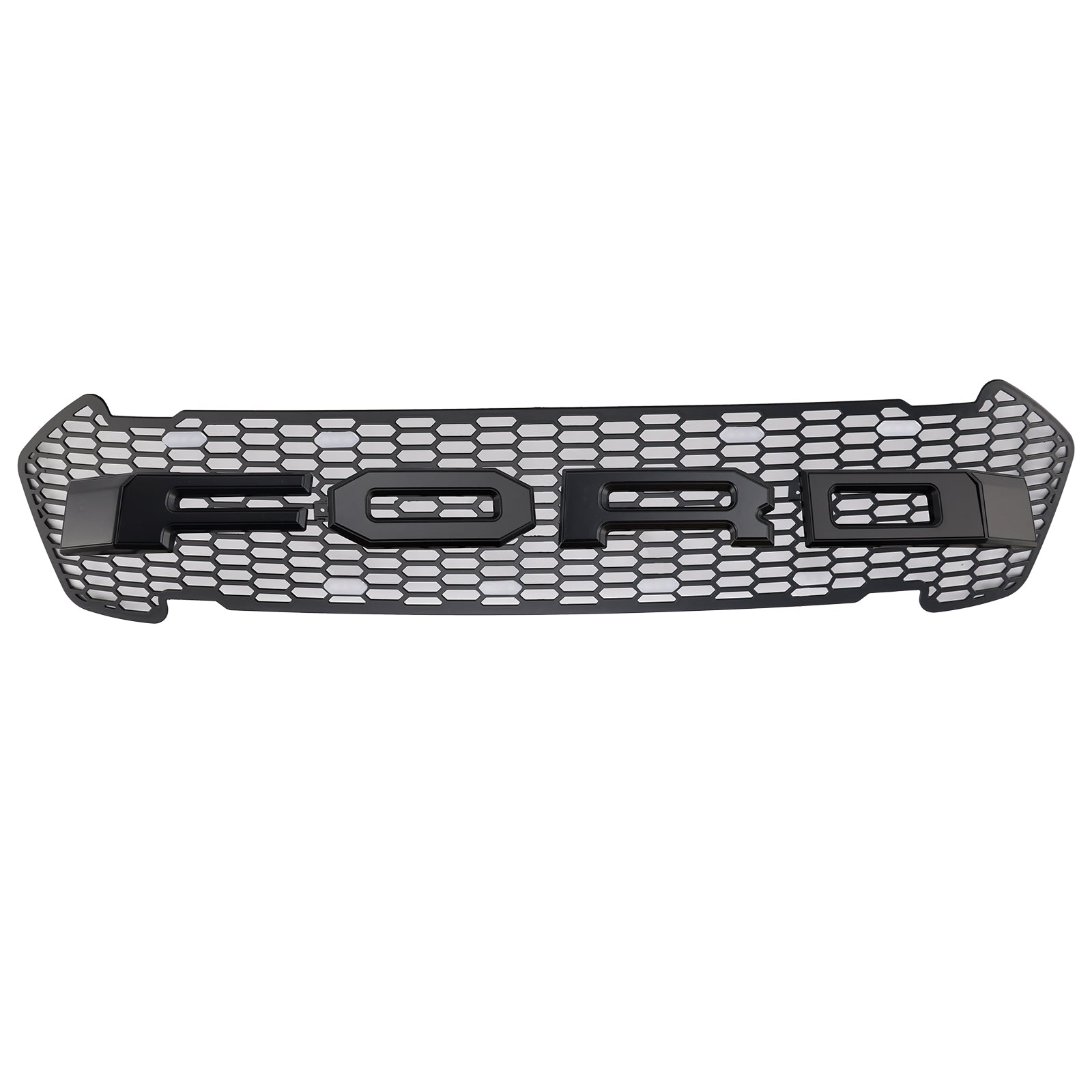 Mat Black Front Bumper Grid dla Ford Ranger 2015-2019 T7 z LED
