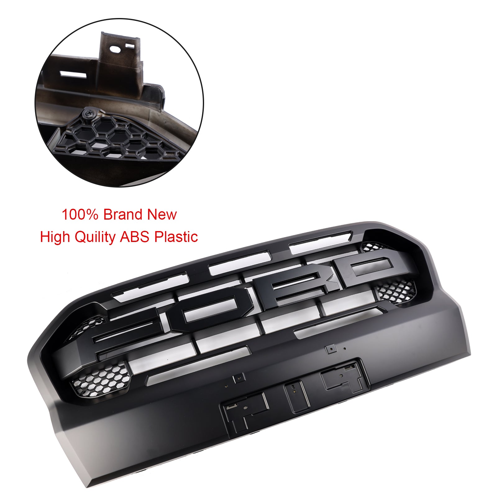 Grille de Bumper przed Mat Ranger Raptor Raptor Mat dla Ford Ranger T8 2019-2023