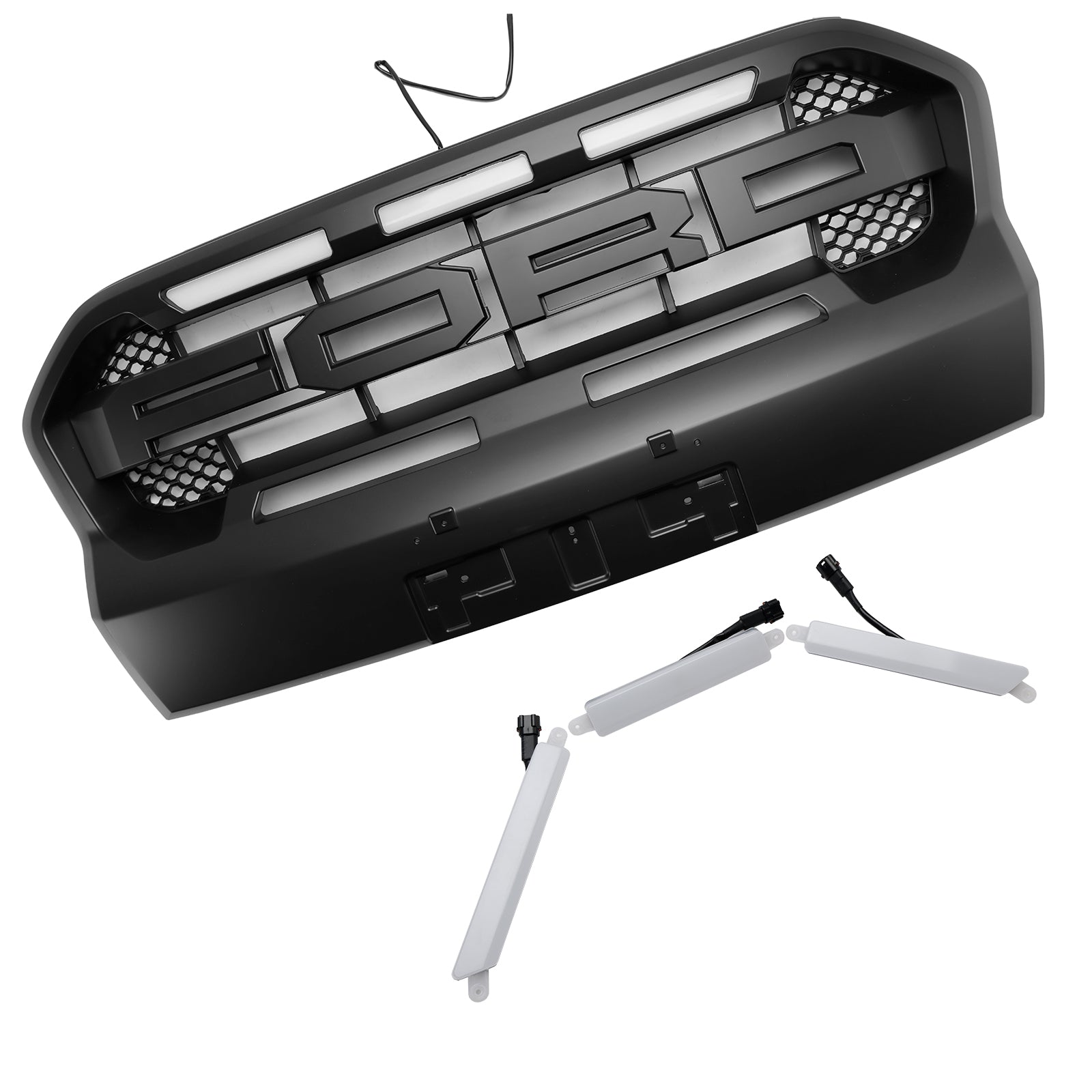 Zestaw przed Raptor dla Ford Ranger T8 2019-2023 ze zintegrowanymi światłami LED