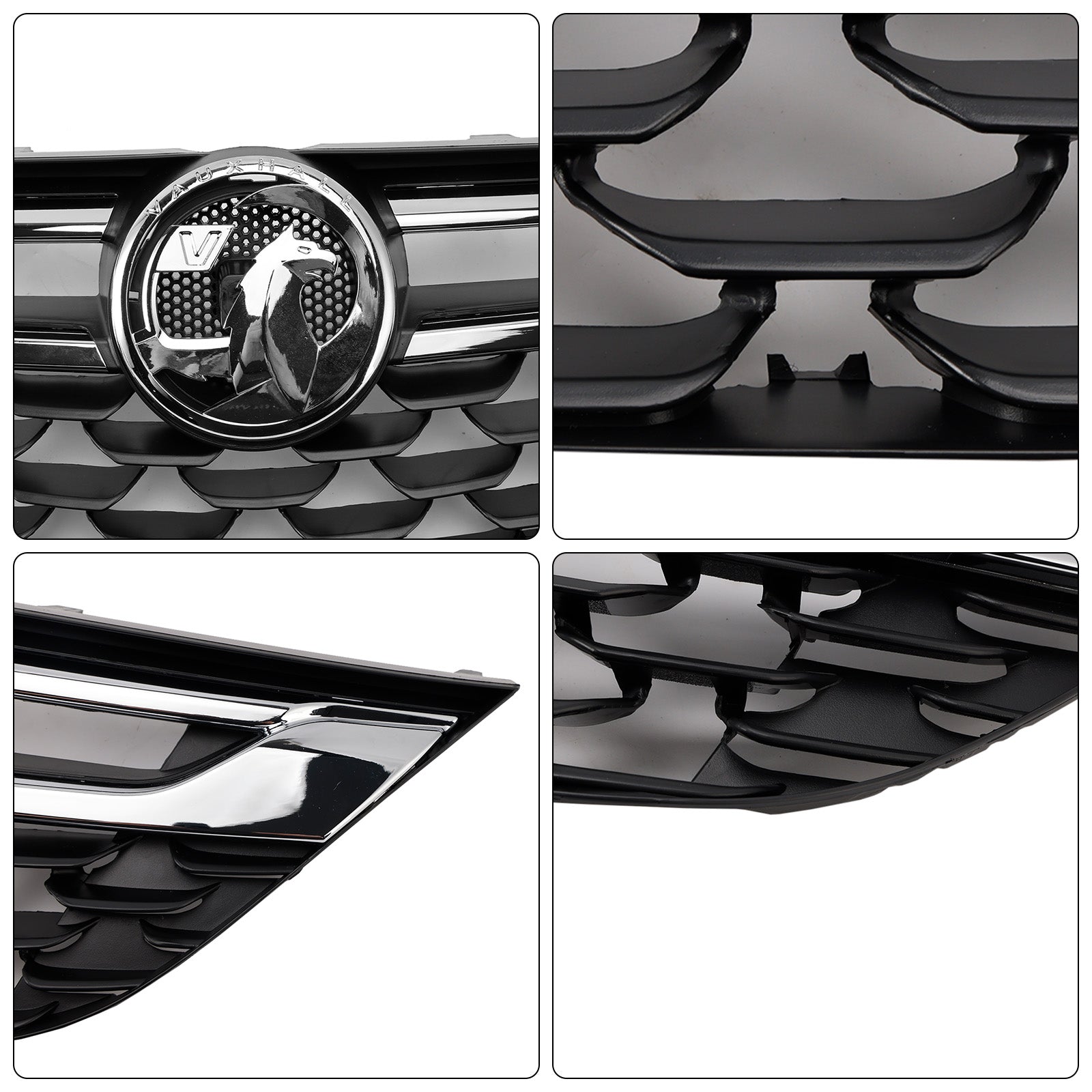 Grille de pare-chocs avant 13464791 noire chromée pour OPEL ASTRA K 2015-2019