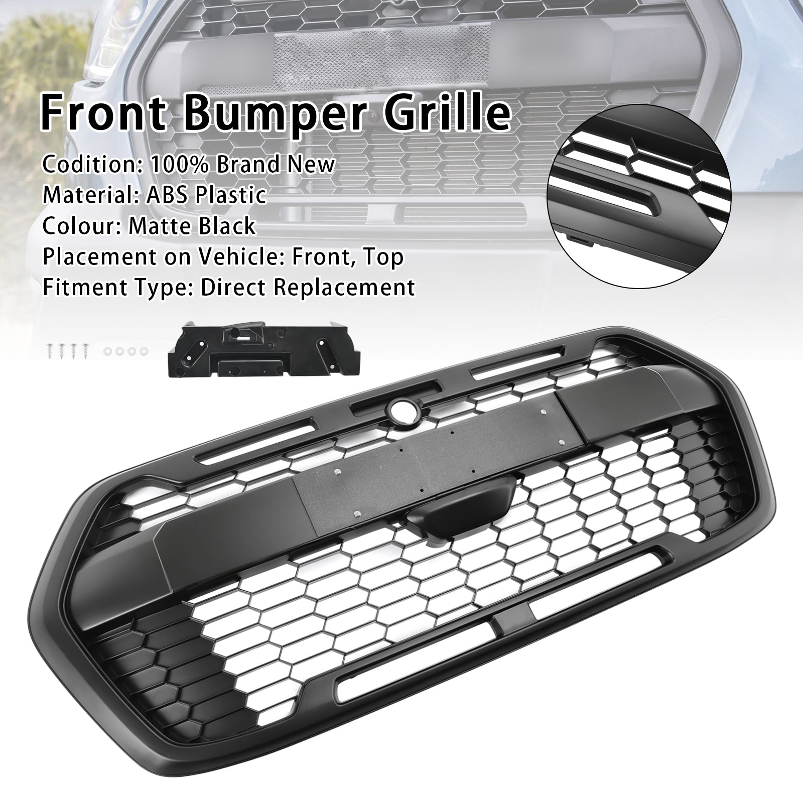 Grill przedniego zderzaka w stylu Raptor 2467809 dla Ford Transit MK8 Trail 2019+