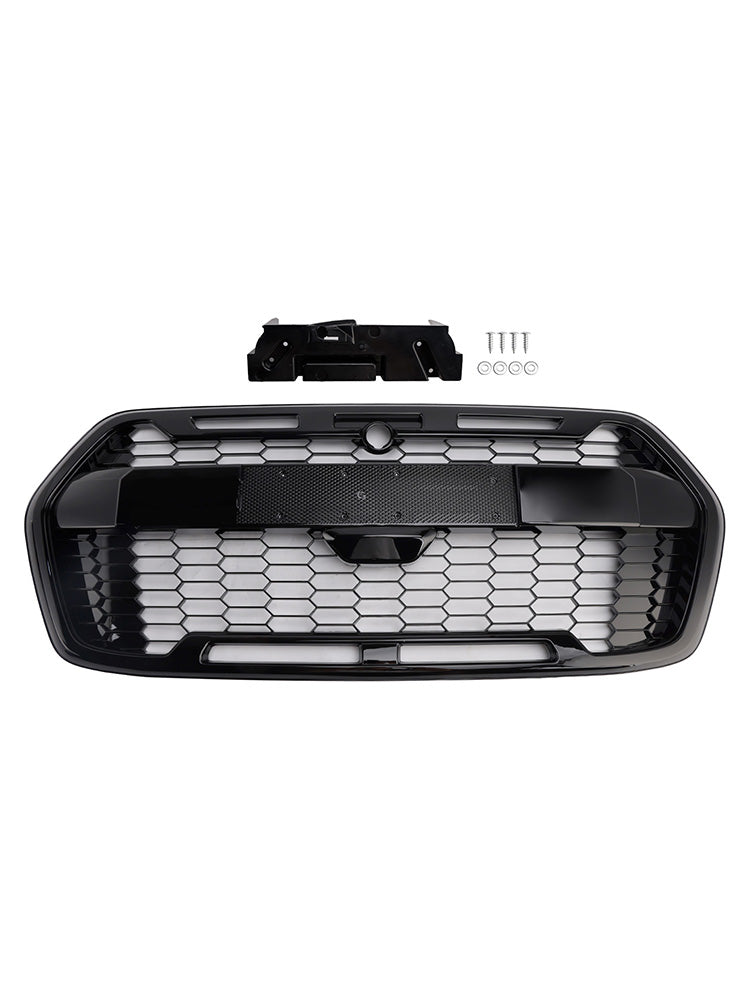 Remplacement Direct de Calandre - ABS Noir Brillant pour Ford Transit MK8 2019-2025 - Style Raptor