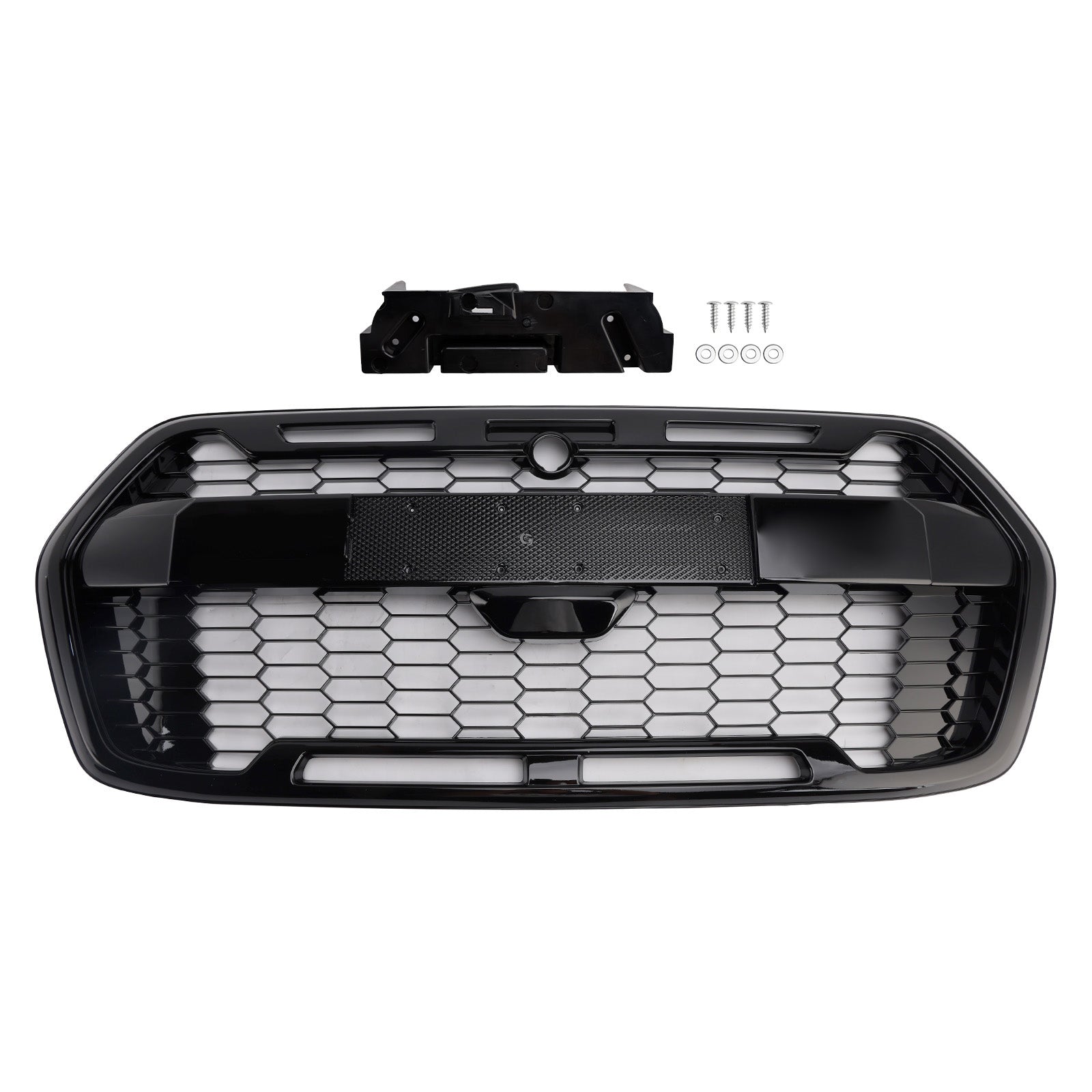 Remplacement Direct de Calandre - ABS Noir Brillant pour Ford Transit MK8 2019-2025 - Style Raptor