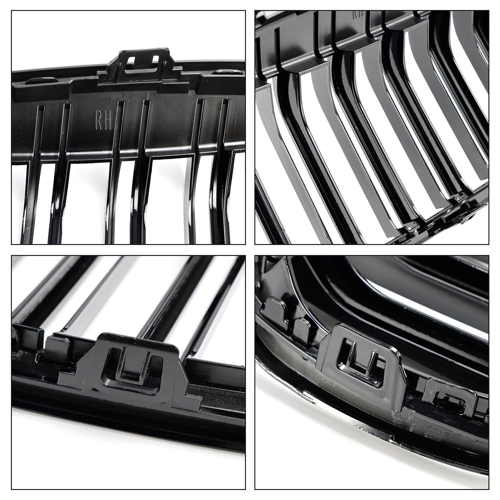 2018-2021 BMW 2 F45 F46 F46 Front Callor Błyszcząca 2-częściowa kratka