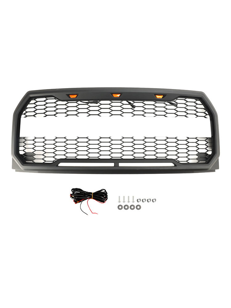 Grid de parachoques antes de reemplazo LED para Ford F150 Raptor Style 2015-2017