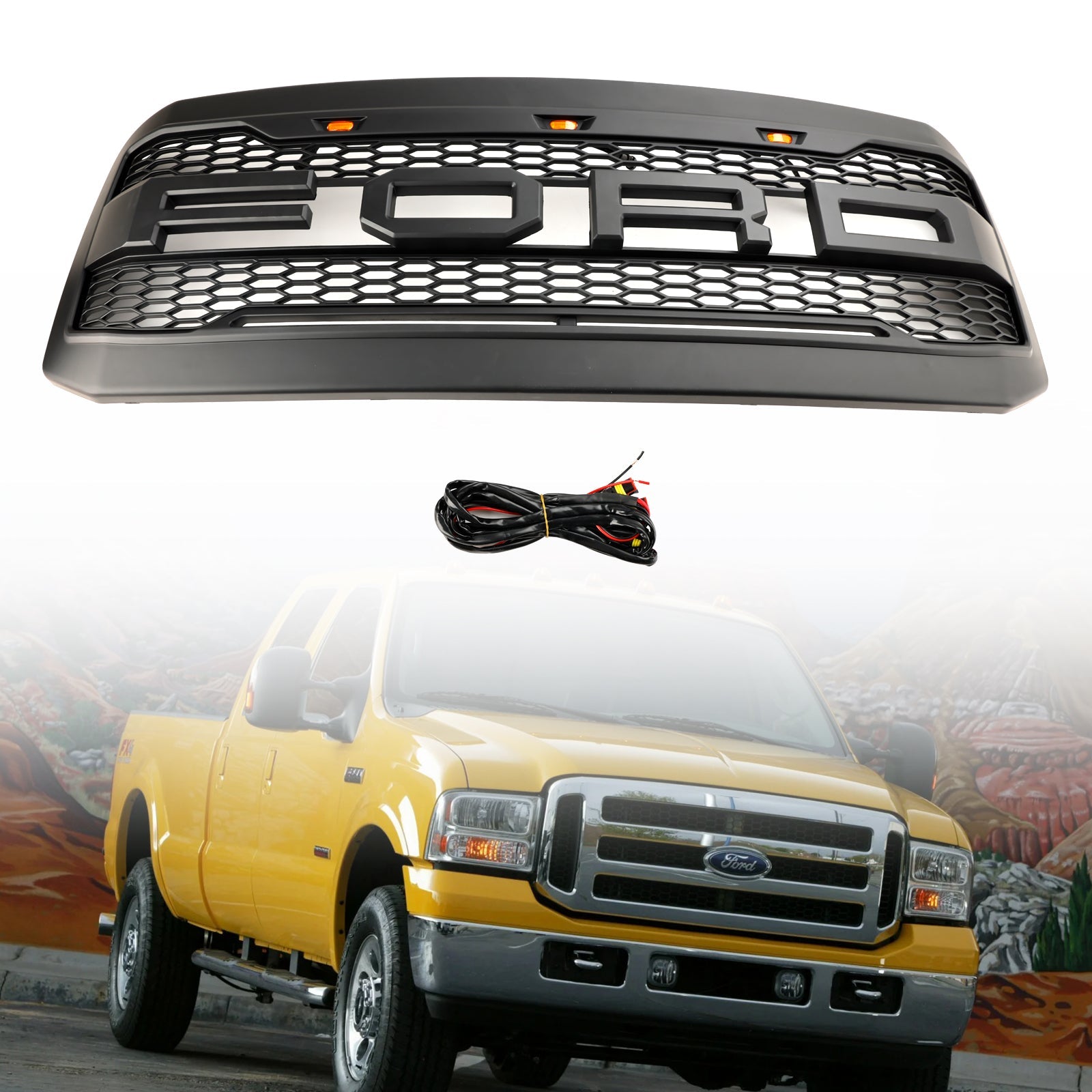 LED sprednji odbijač za Ford F250 F350 Super Duty 2005-2007
