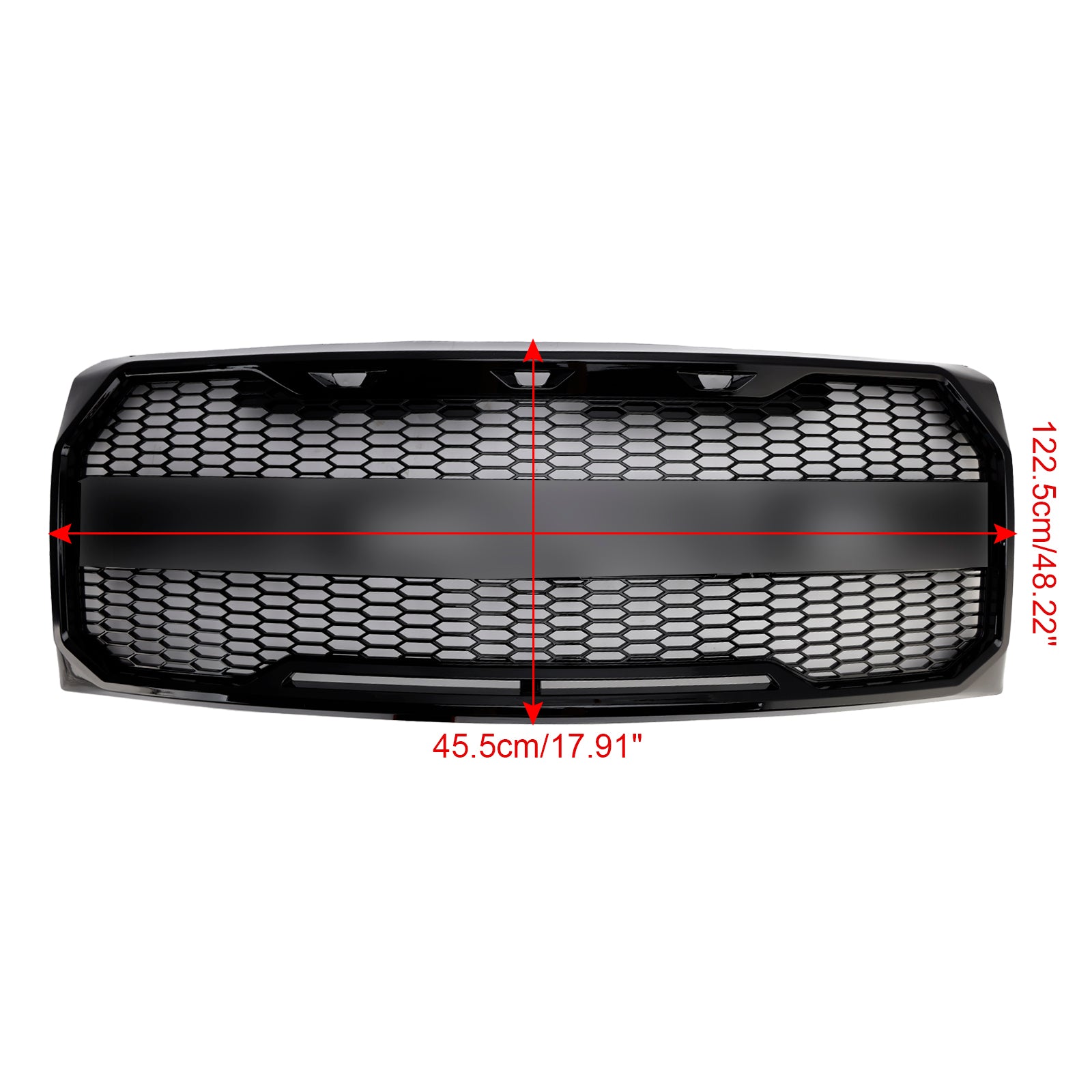 Calandre de pare-chocs avant style Raptor noir brillant compatible avec Ford F150 2009-2014